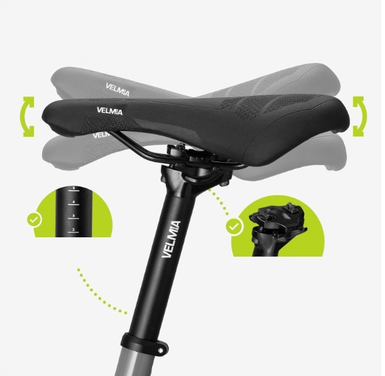 Sztyca Rowerowa VELMIA 27.2 Łatwy Montaż Regulacja Wysokości Kod producenta deutschland