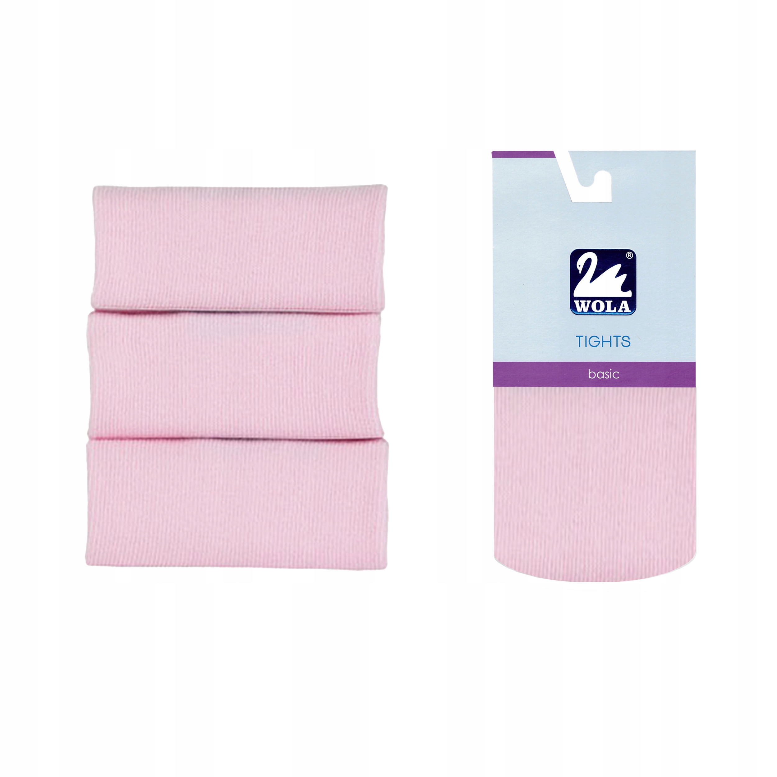 

Rajstopy bawełniane Wola Basic, Pearl PINK,56-62
