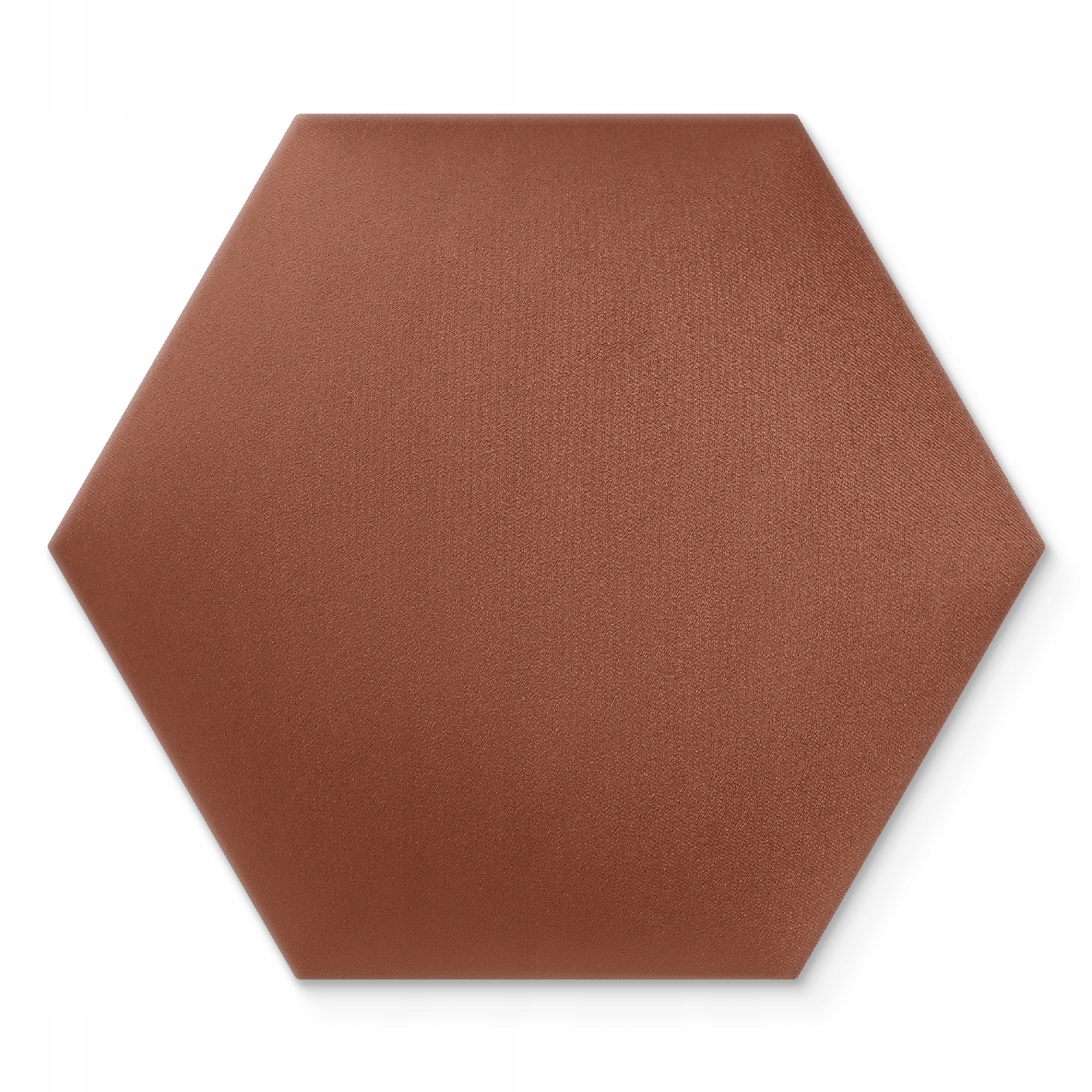 Čalúnený panel Hexagon Špinavá ružová - 30x26 cm