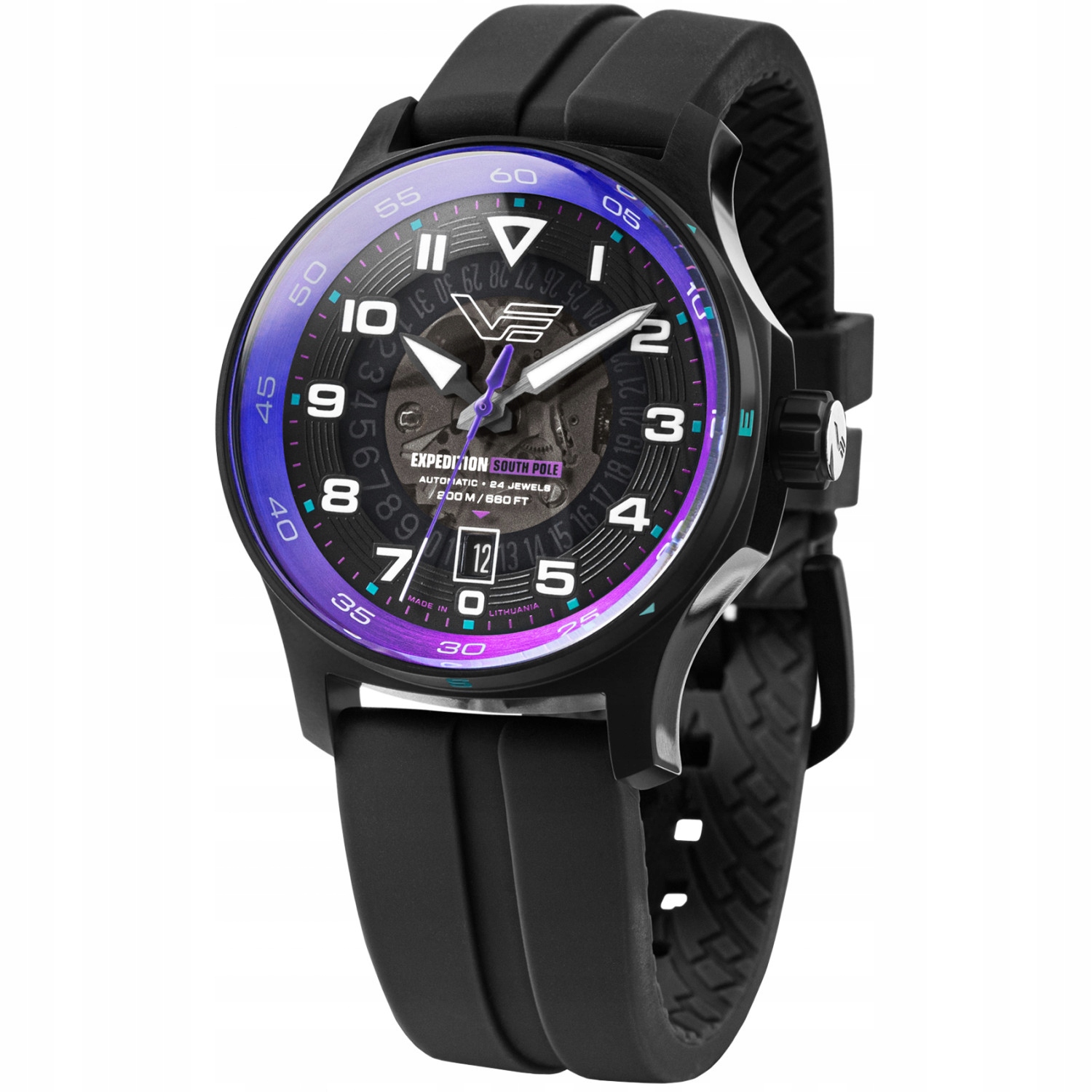 Pánské Hodinky Vostok Europe NH35A-592C760SB s černým řemínkem