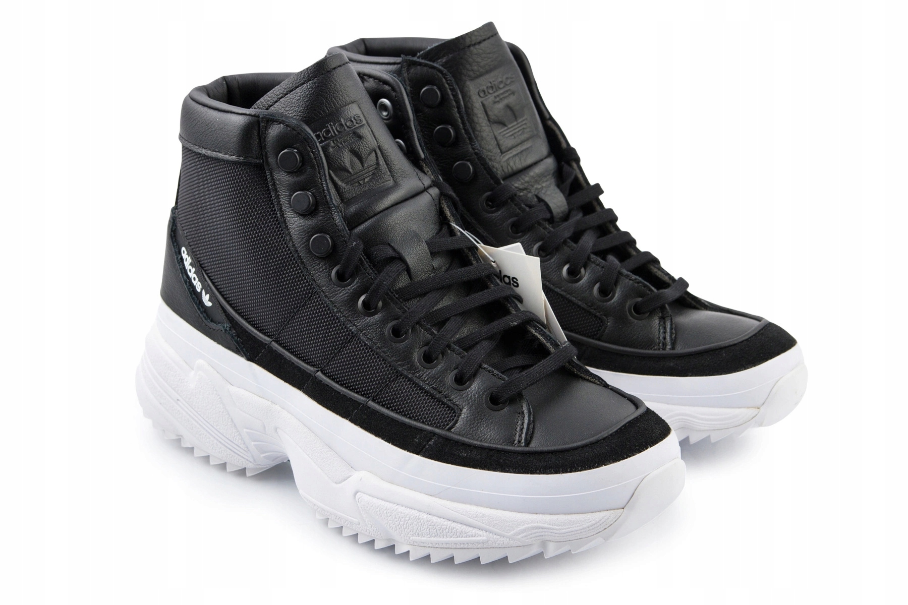 Boty Adidas Kiellr Xtra černé vysoké tenisky, lehké vel. S 38