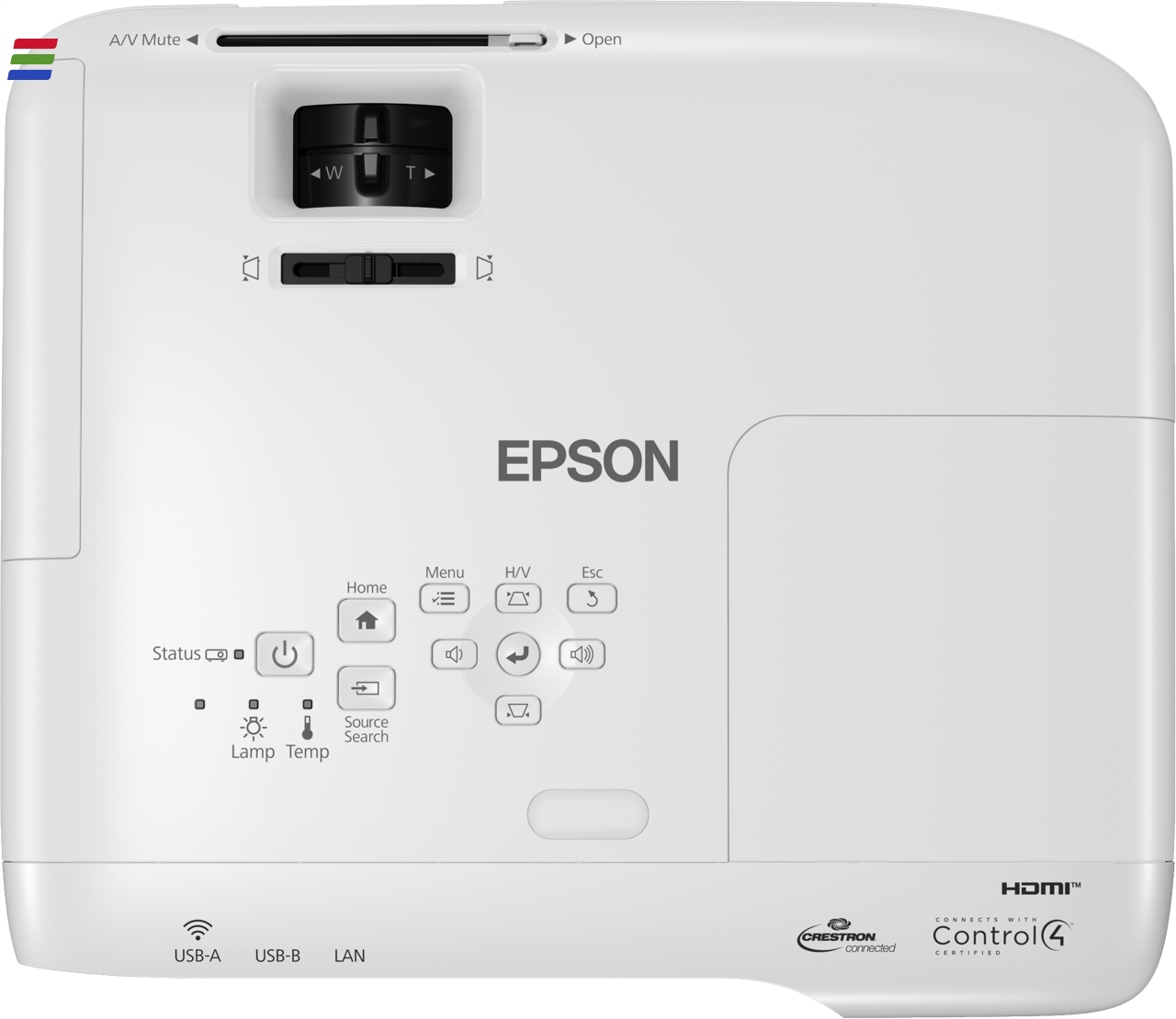 Epson EB-982W - mocny projektor 3LCD / WXGA / 4200lm Rozdzielczość podstawowa (px) 1280 x 800