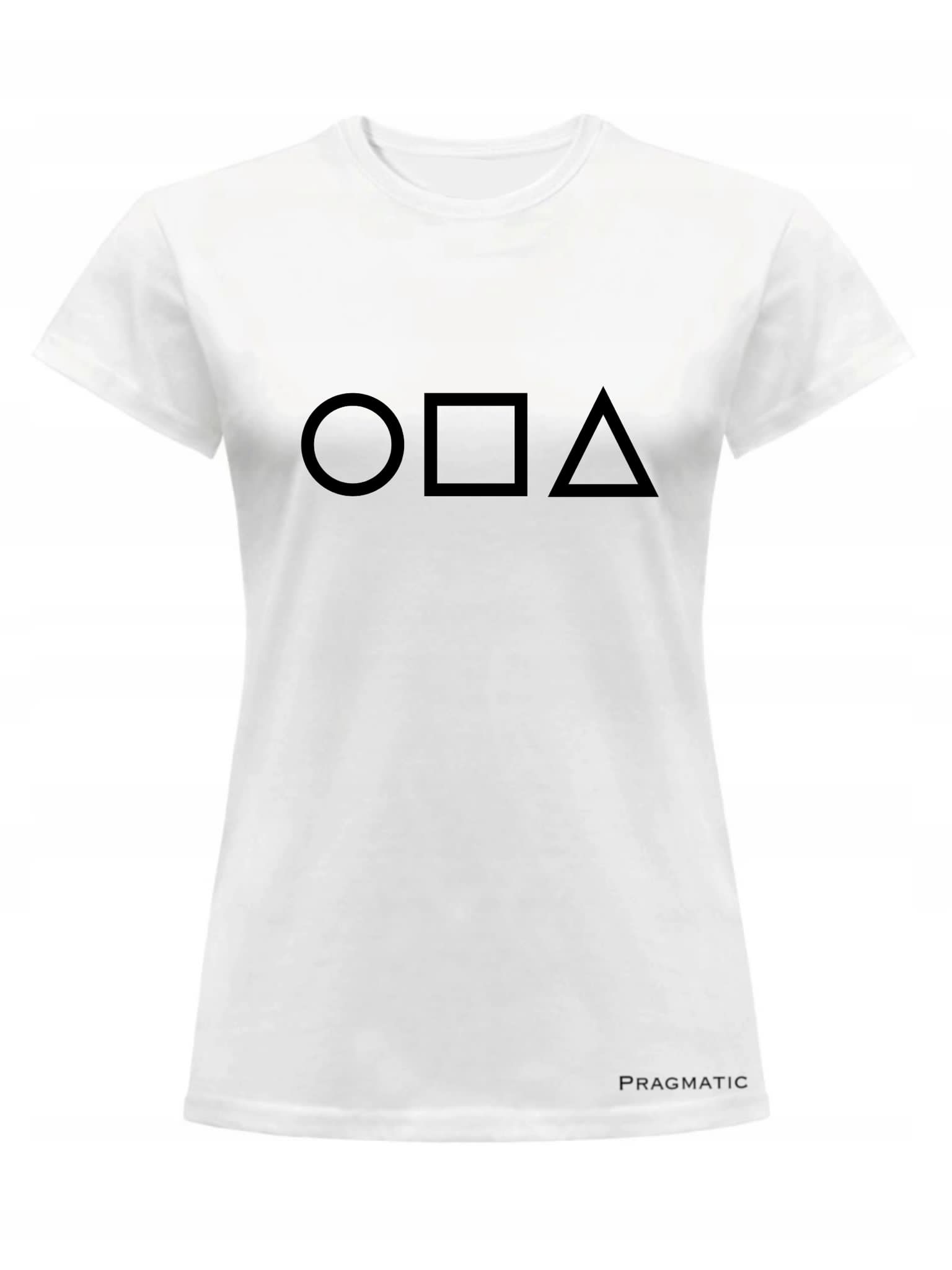 

Koszulka Damska Biała T-shirt Squid Game M