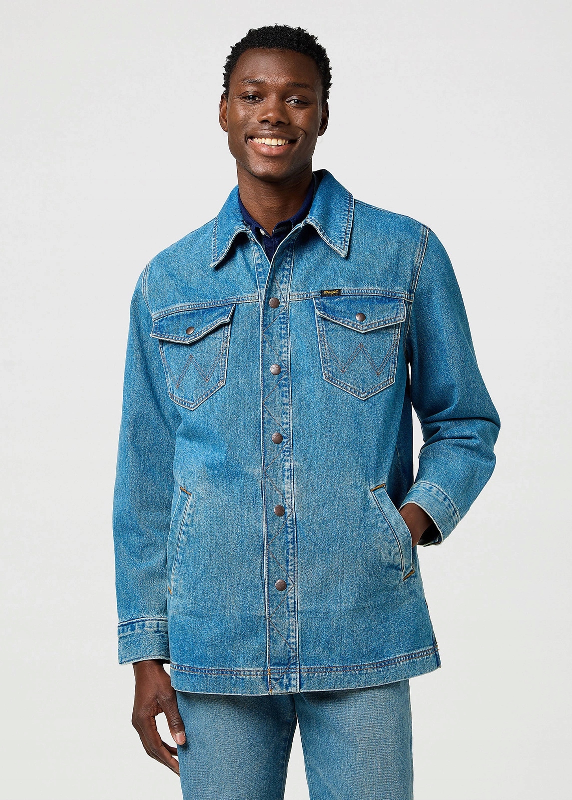 Pánská bunda Wrangler Wrange Jacket Iron Forge 112371445 XXL