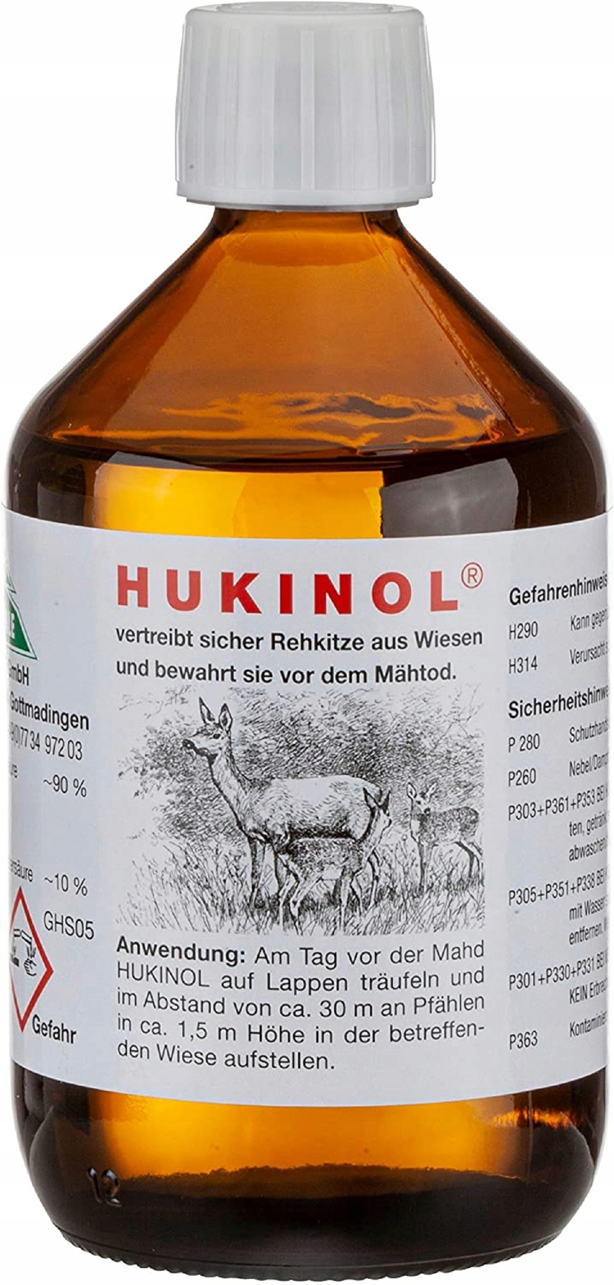 Hukinol 500 ml odstraszacz dzików, saren i jeleni