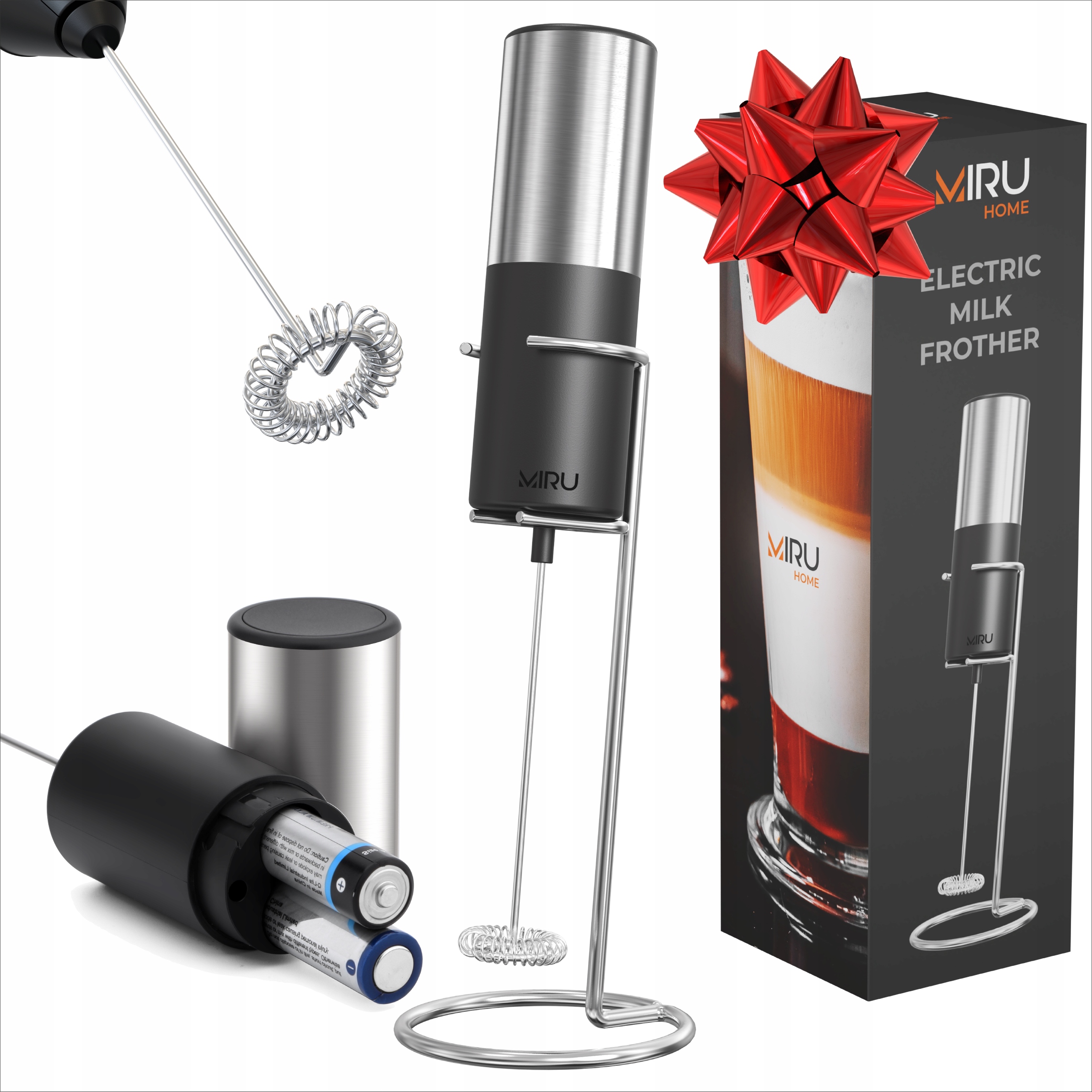 ELEKTRYCZNY SPIENIACZ DO MLEKA, RĘCZNY UBIJAC