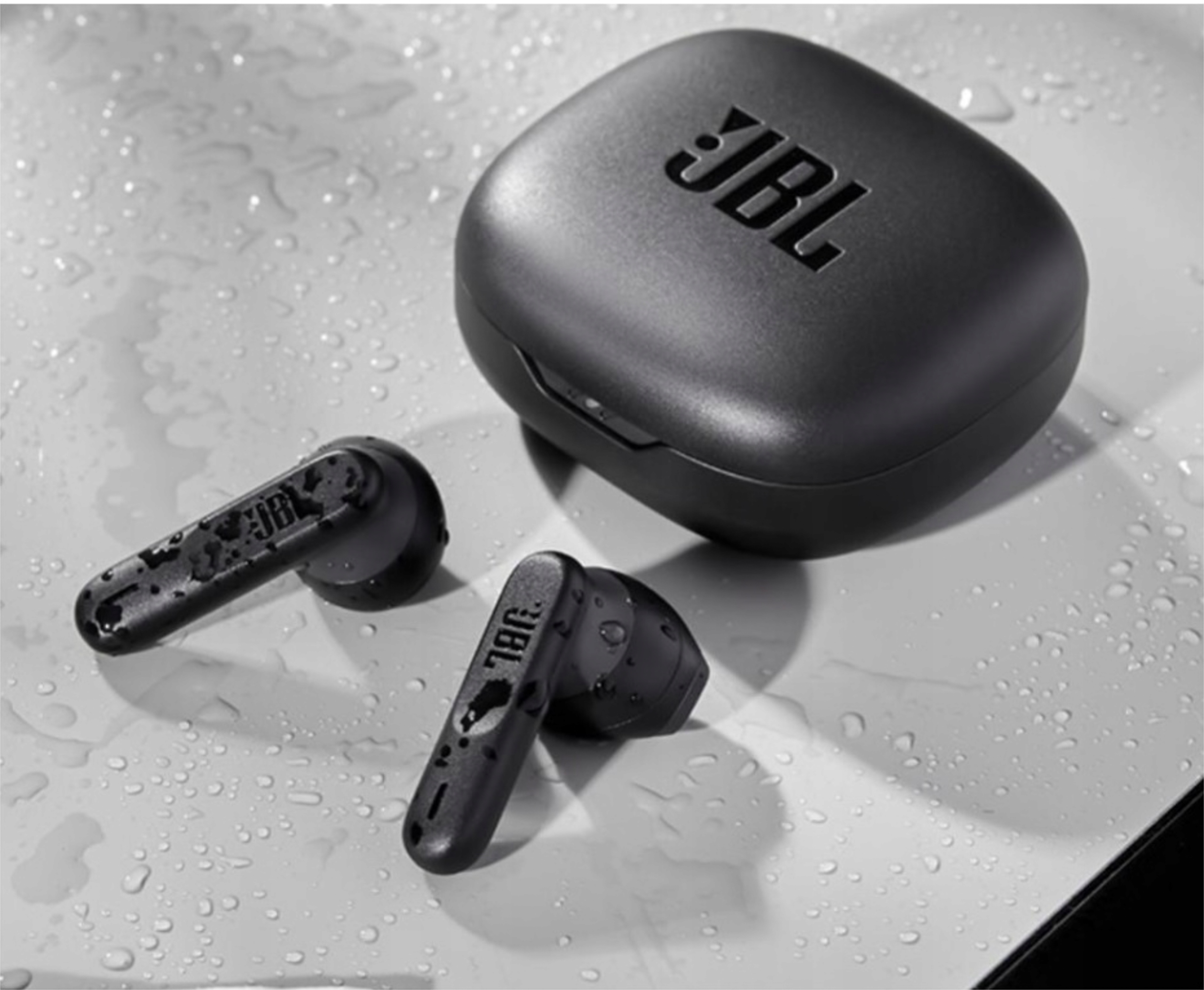 SŁUCHAWKI BEZPRZEWODOWE DOUSZNE CZARNE MOCNY BASS JBL VIBE 300 TWS Marka JBL