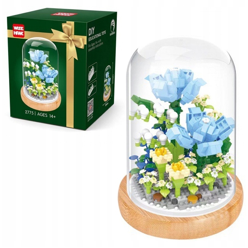 KLOCKI CREATOR BUKIET KWIATÓW ZESTAW DIY PREZENT WALENTYNKI DZIEŃ KOBIET Marka inna