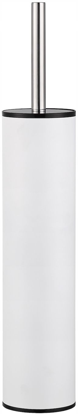 Wc kartáč na toaletu volně stojící bílý matný