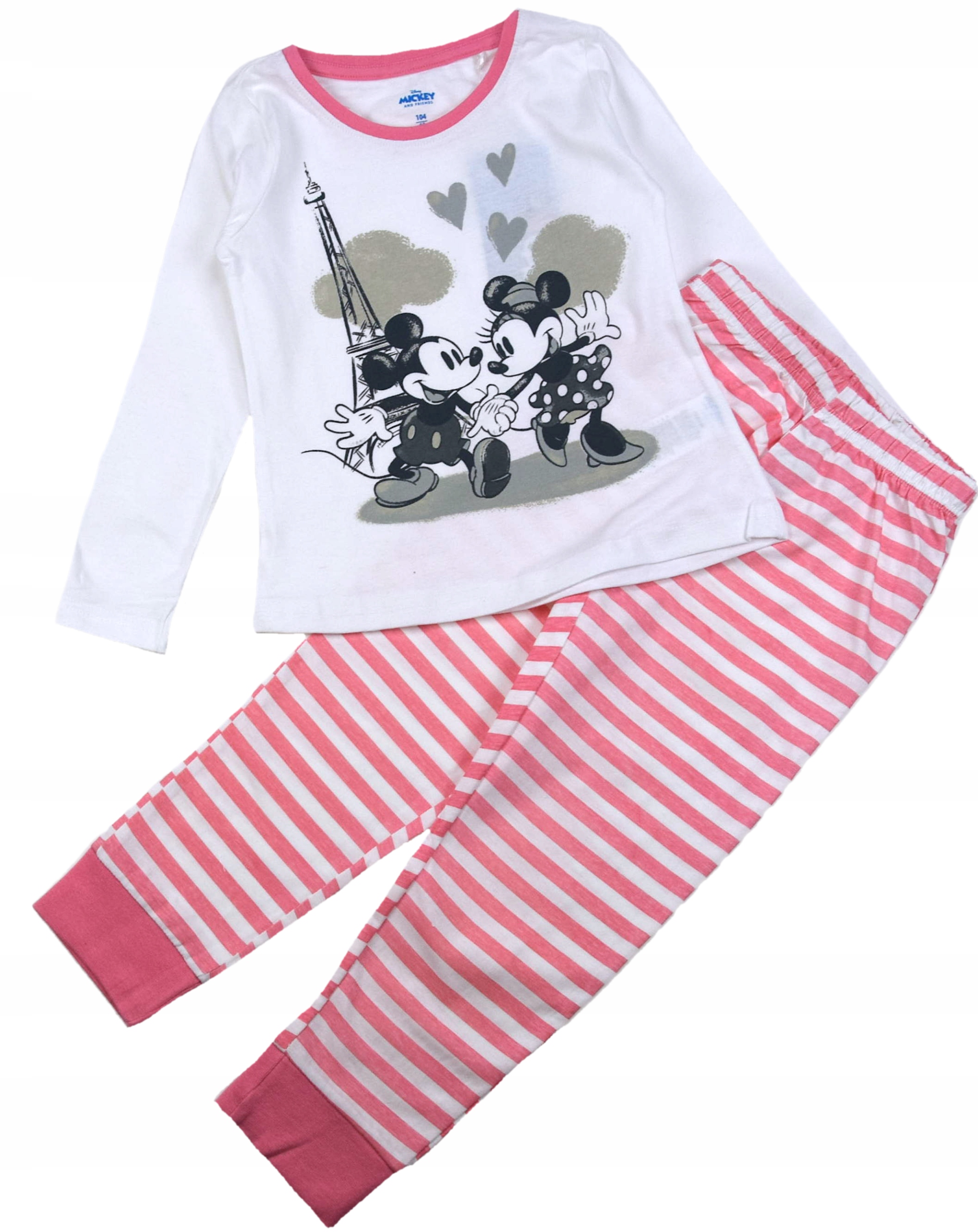 

Piżama Piżamka Myszka Minnie Mickey Róż 104