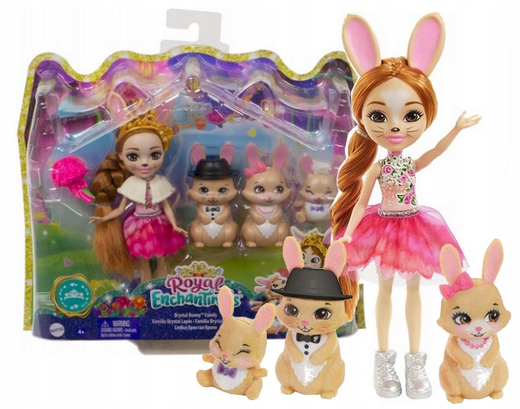 

Enchantimals Zestaw Rodzina Króliczki Lalka