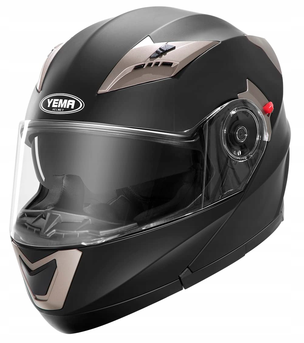 Motocyklová prilba Yema YM-925 čierna, veľkosť L