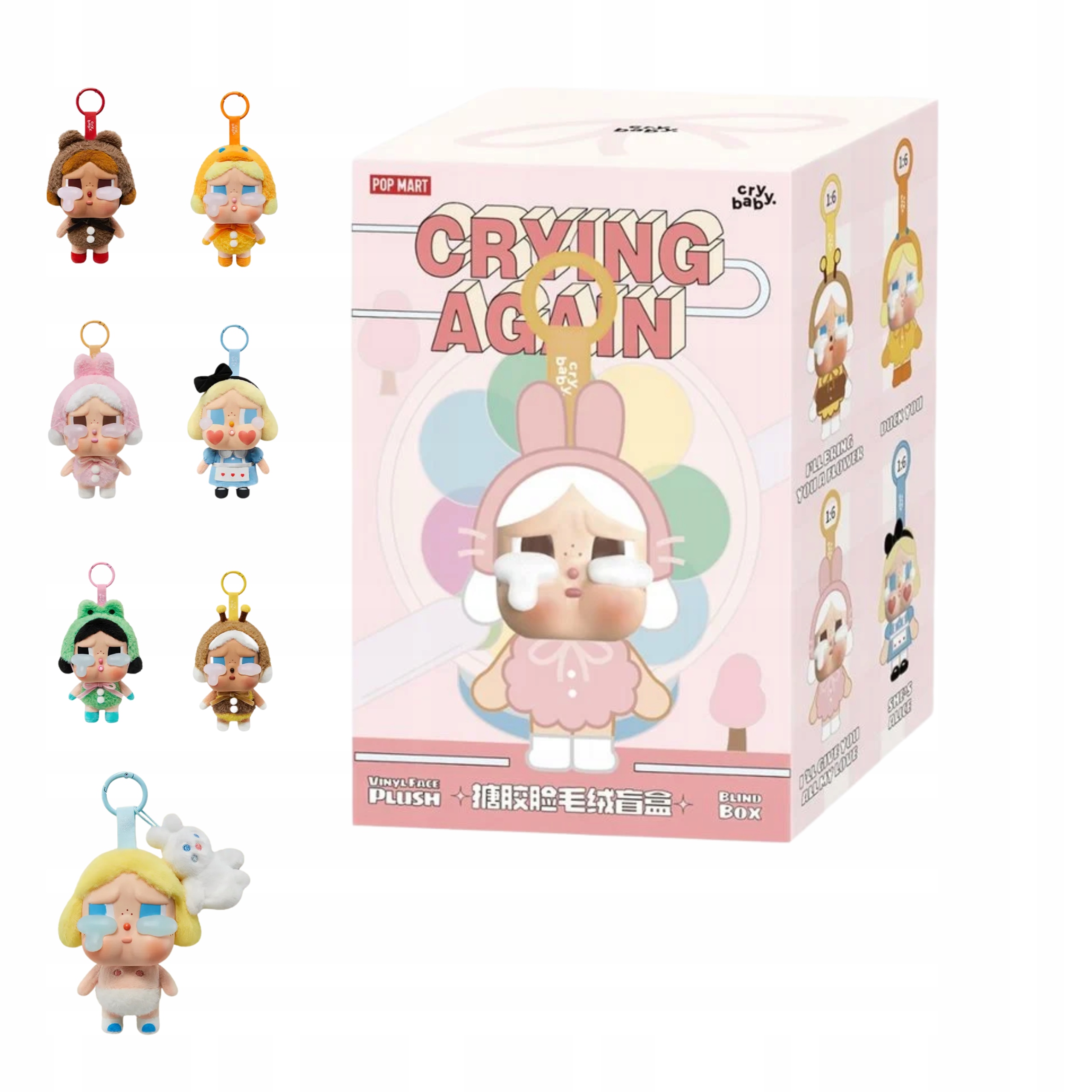 LABUBU CRYING AGAIN CRYBABY BLIND BOX BRELOK NAJWYŻSZA JAKOŚĆ
