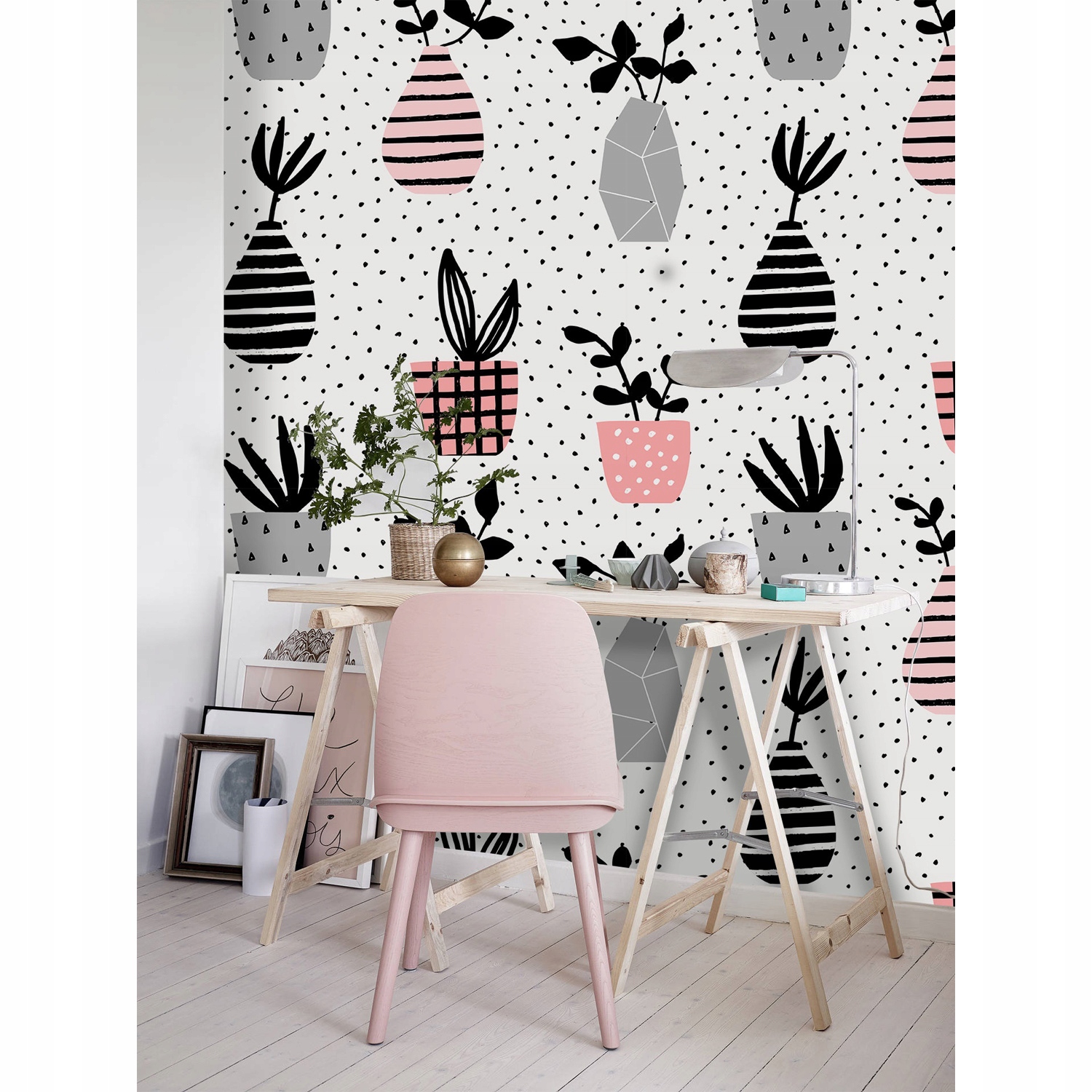 

Samoprzylepna fototapeta Wazony i garnki 250x250cm