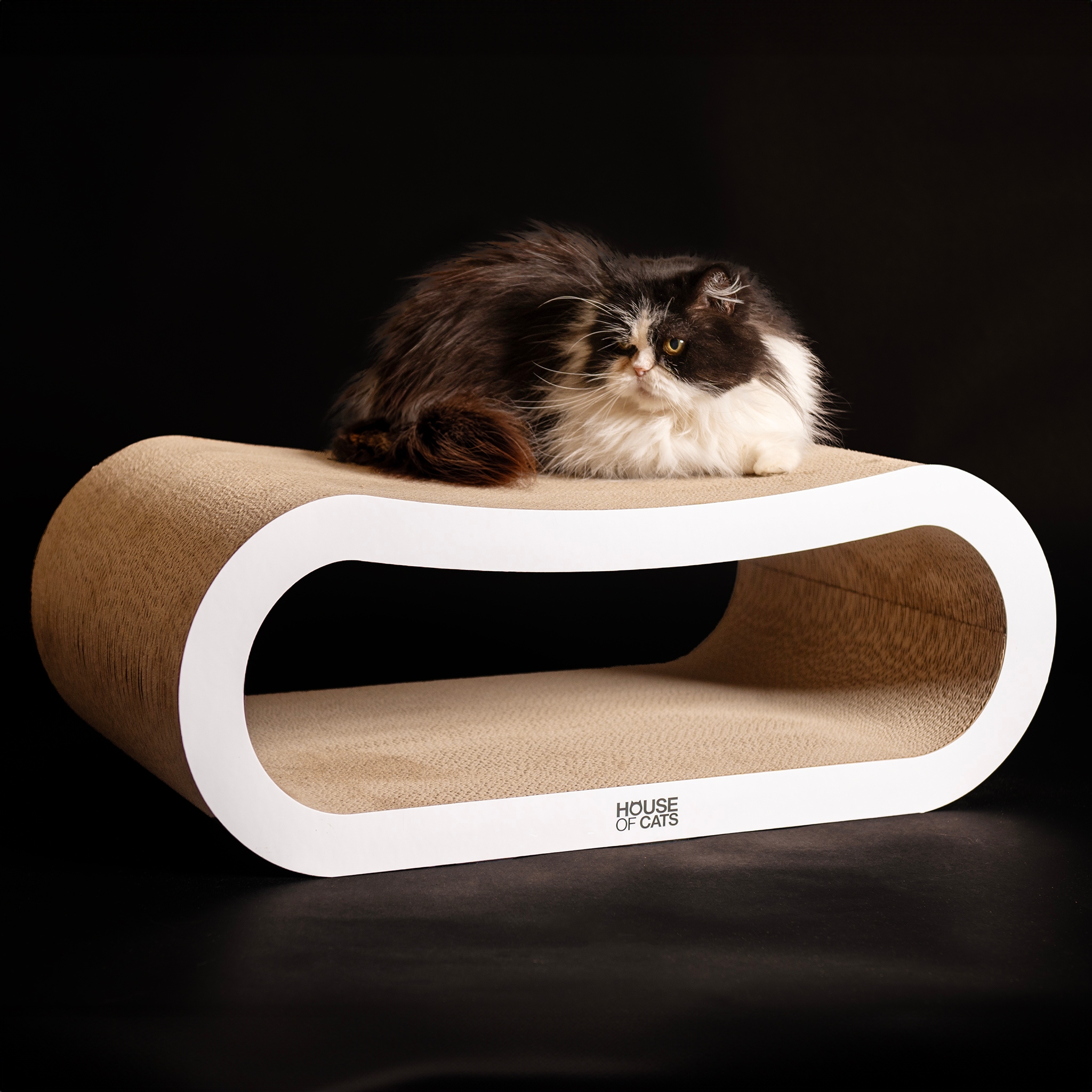 Velké kartonové škrabadlo House of Cats Wave