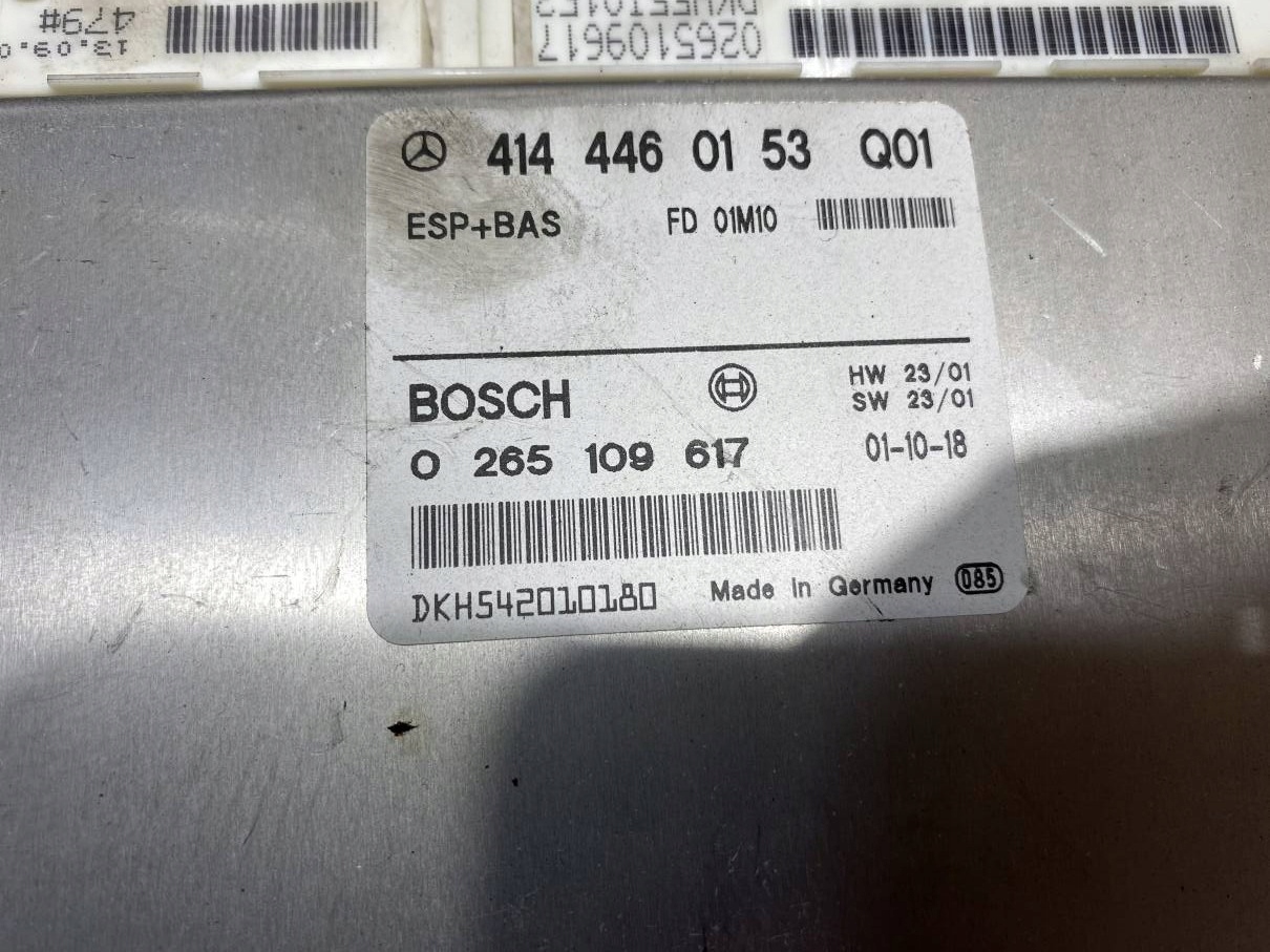 module ESP VANEO W414 1.7 CDI 4144460153 0265109617
