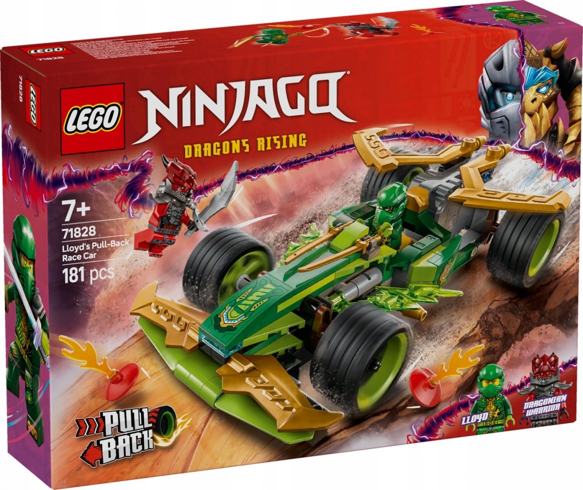 Stavebnice Ninjago 71828 Lloydův závodní vůz s pohonem typu pull-back