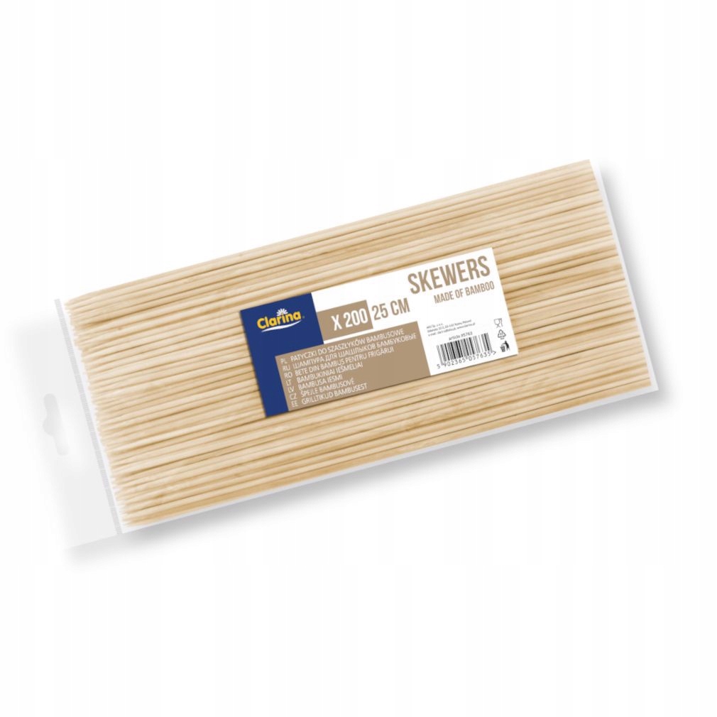 Patyczki do szaszłyków 25cm 200szt