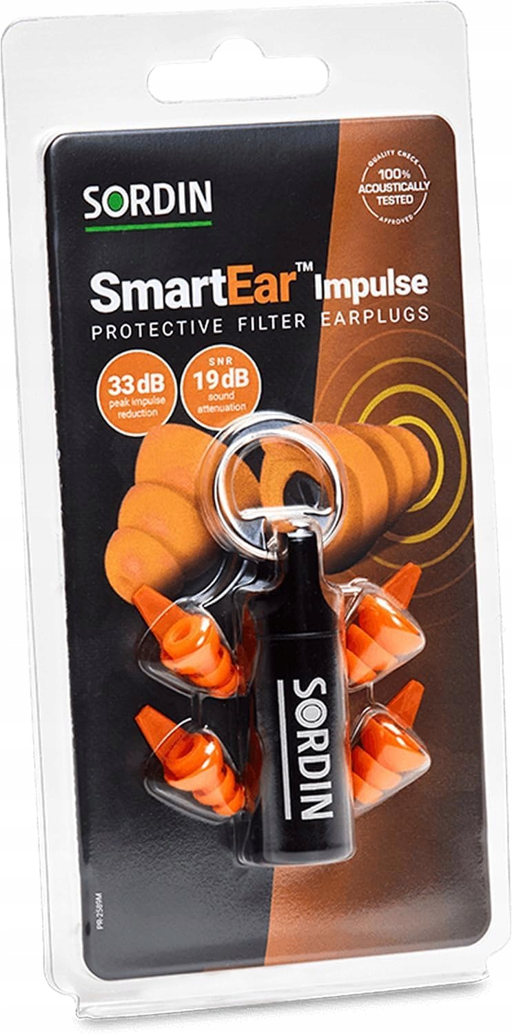 Zatyczki do uszu Sordin SmartEar Impulse dla strzelców sportowych