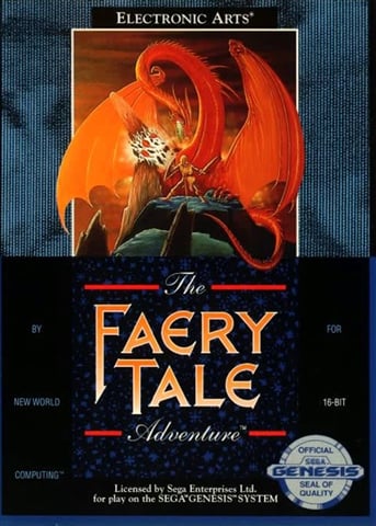 Faery Tale Adventure - SEGA MEGA DRIVE SMD PAL SAM CARTRIDGE