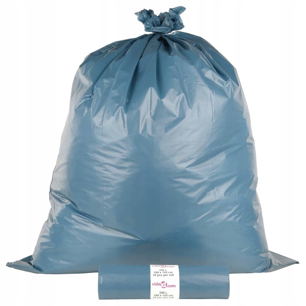 Pytle na odpadky, 100 ks , modré, 240 l