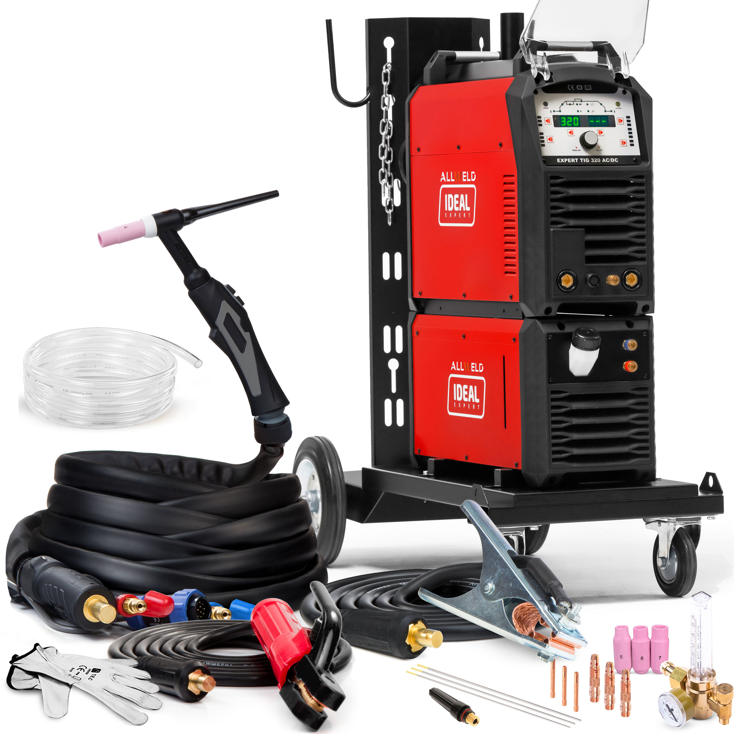 Invertorová Svářečka Ideal Tig 320 Ac DC Mma 400V 320A Puls Hf Sada