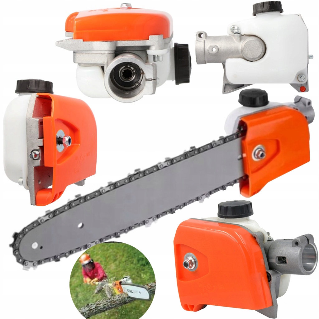 PRZYSTAWKA PIŁA ŁAŃCUCHOWA ADAPTER DO KOSY SPALINOWEJ PODASZARKI 9x26