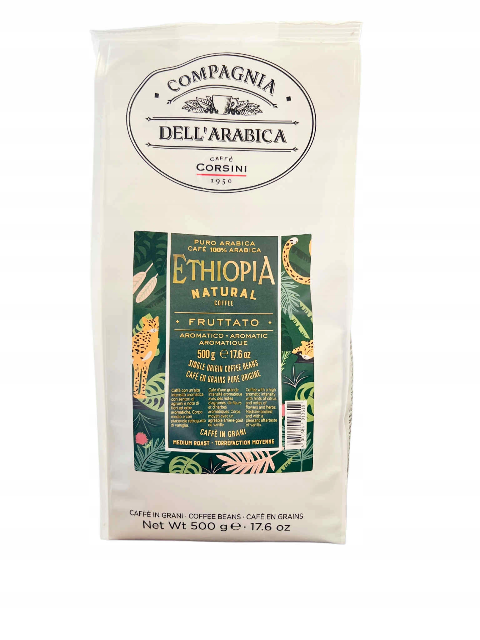 Kawa Corsini Ethiopia Natural Fruttato 500g