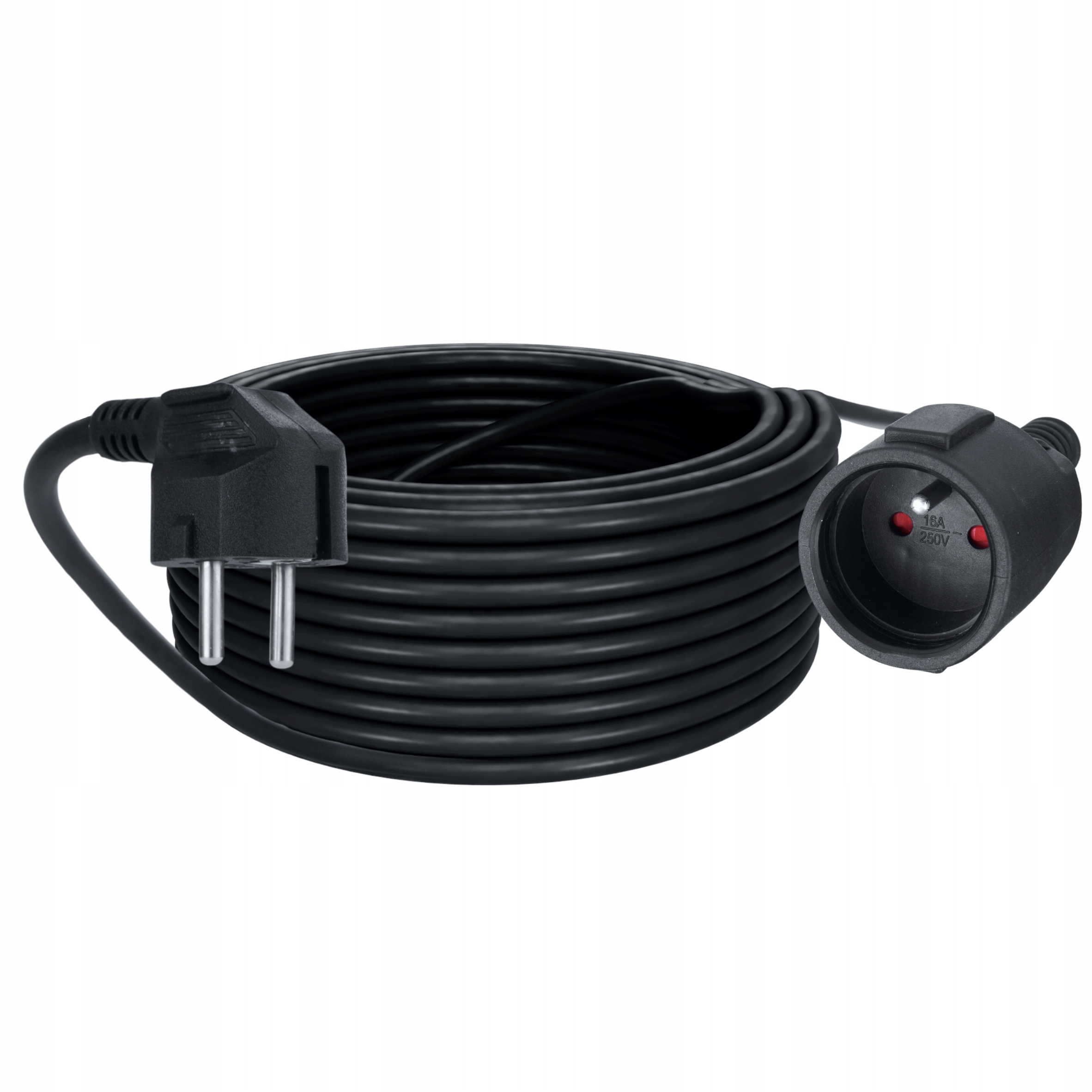 CONSTRUCȚIE GRĂDINA PRELUNGATOR ELECTRIC NEGRU 20M 3X1.5MM IP20 Cod producator 59012