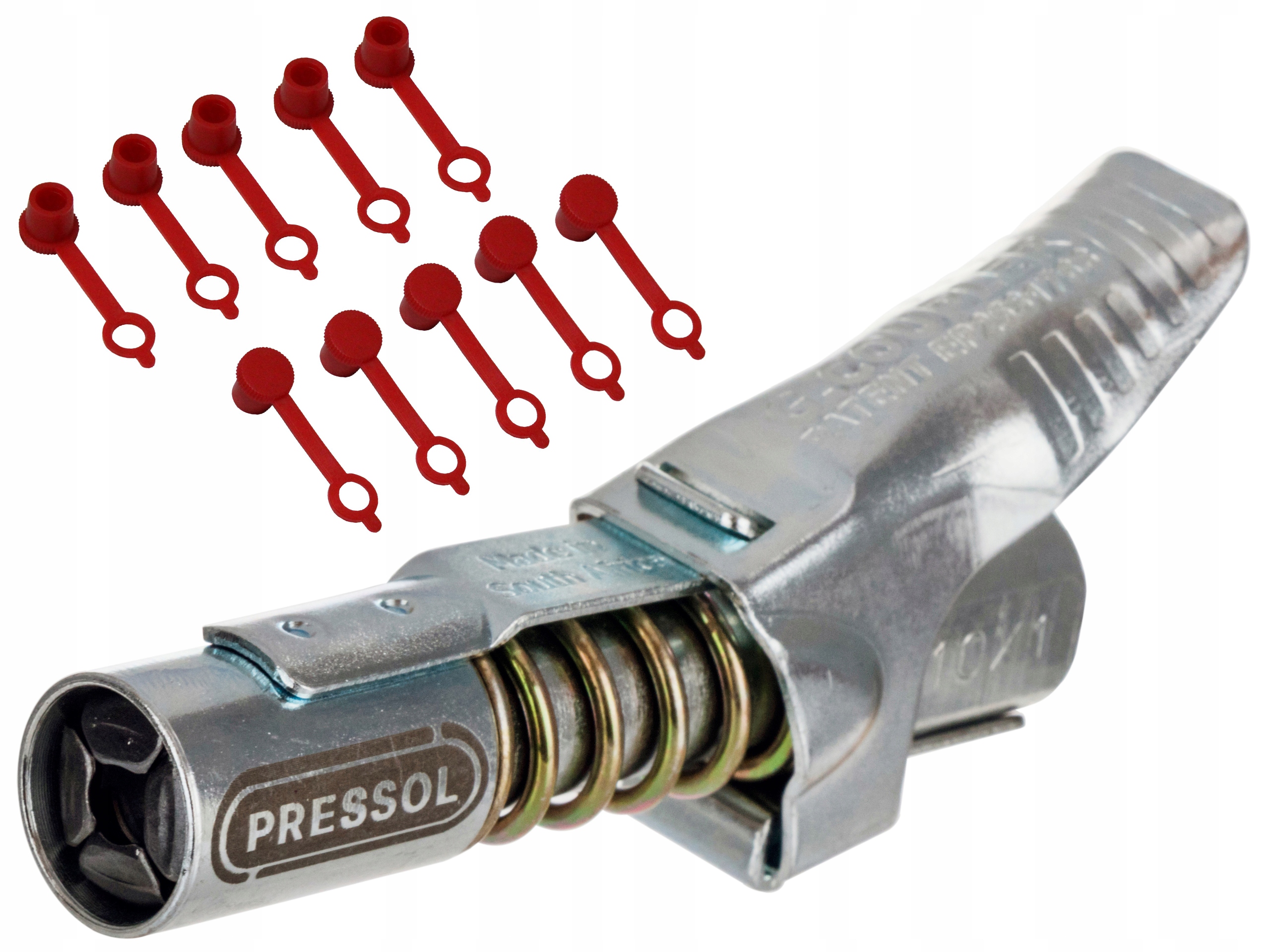 

Końcówka smarownicy z dźwignią osłony M10x1