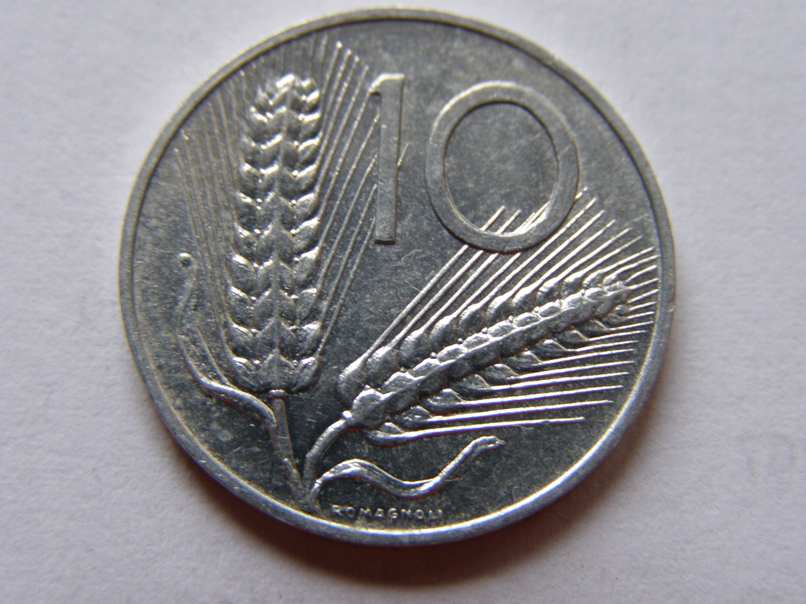 WŁOCHY ITALIA 10 LIRA 1971 ROK !!!!!!!!!!!!!! 0516