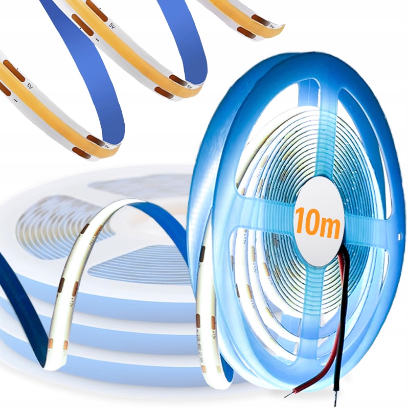 Samoprzylepna Taśma Led Neon Cob 24V Neutralna 4000K Do Przycinania 10m