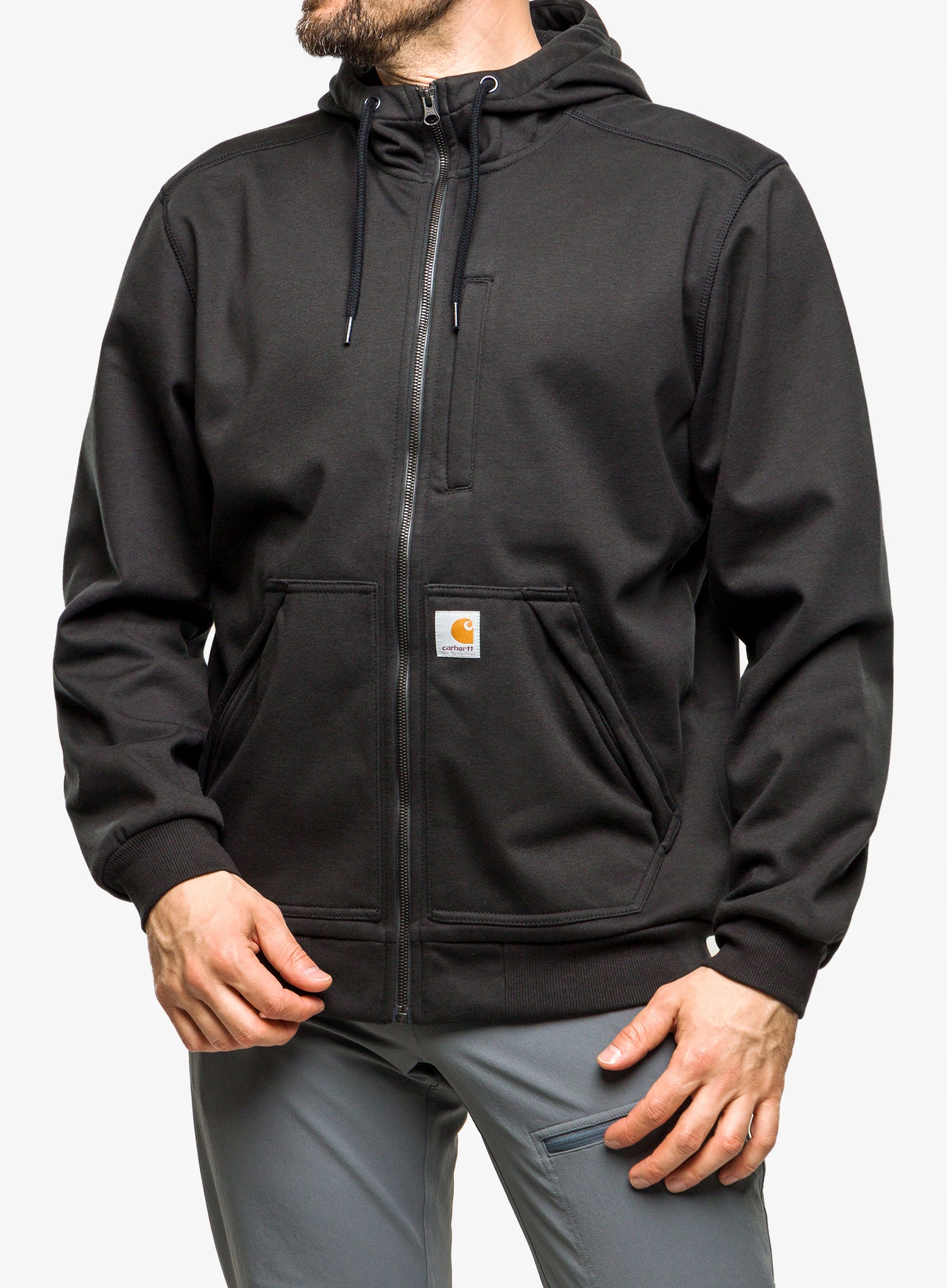 Pánská mikina s kapucí Carhartt Wind Fighter černá XL