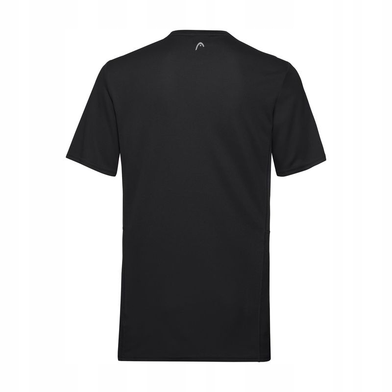 KOSZULKA HEAD CLUB TECH T-SHIRT BOY 2020 BLACK 140 Rękaw krótki rękaw