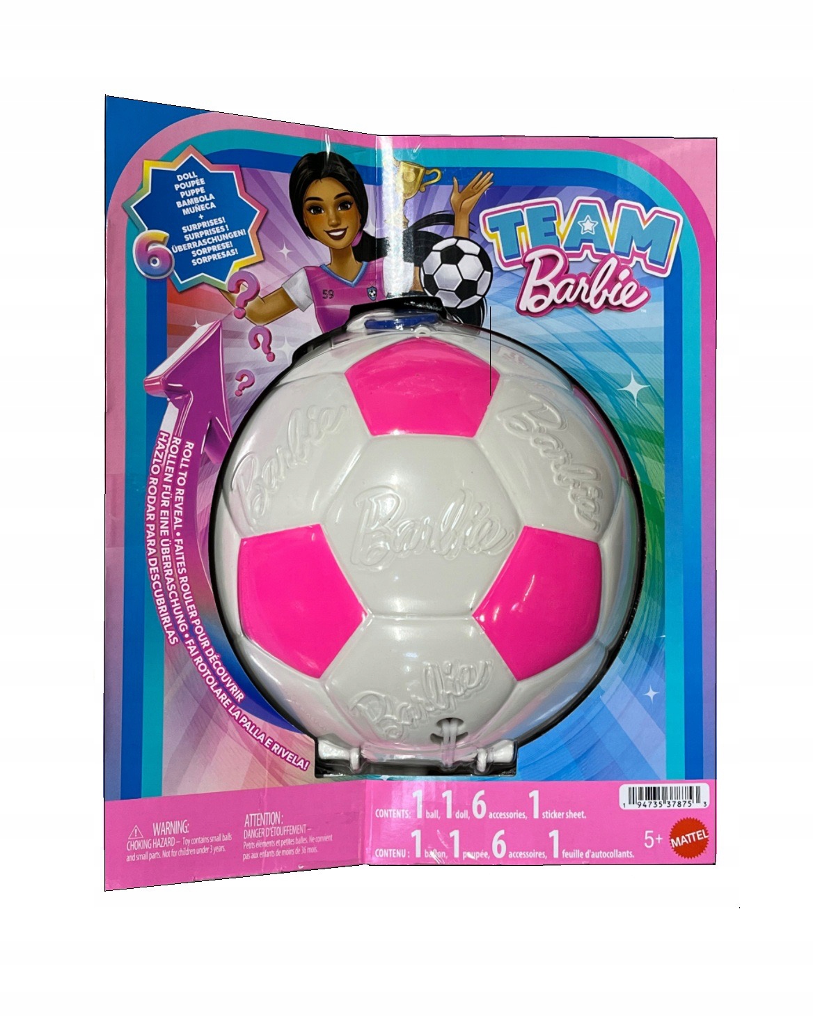 Barbie Kariera Team Barbie Piłkarka JMK20