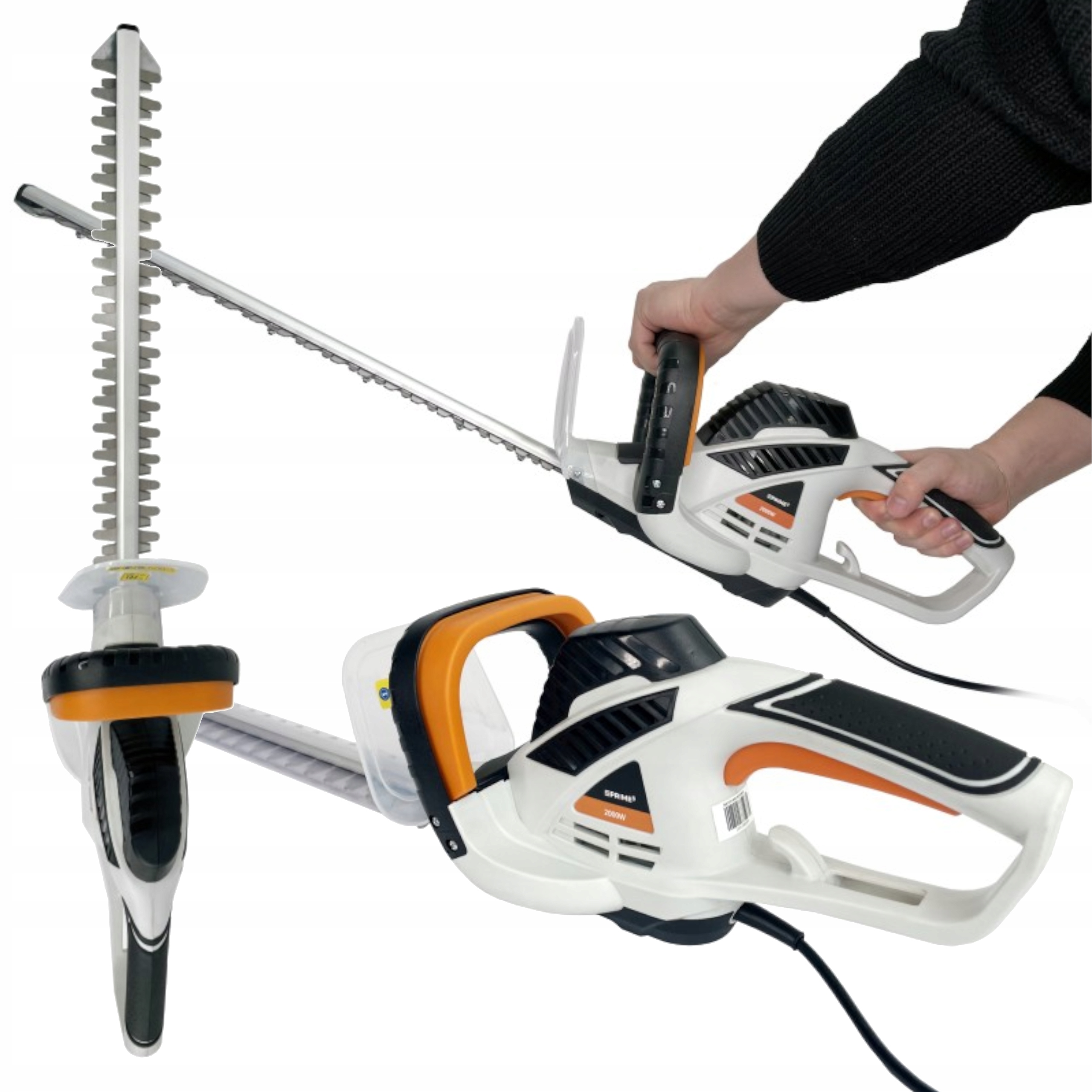 Nożyce do żywopłotu PRIME3 GHT61 51cm długości ostrza, lekkie, 2000W Max