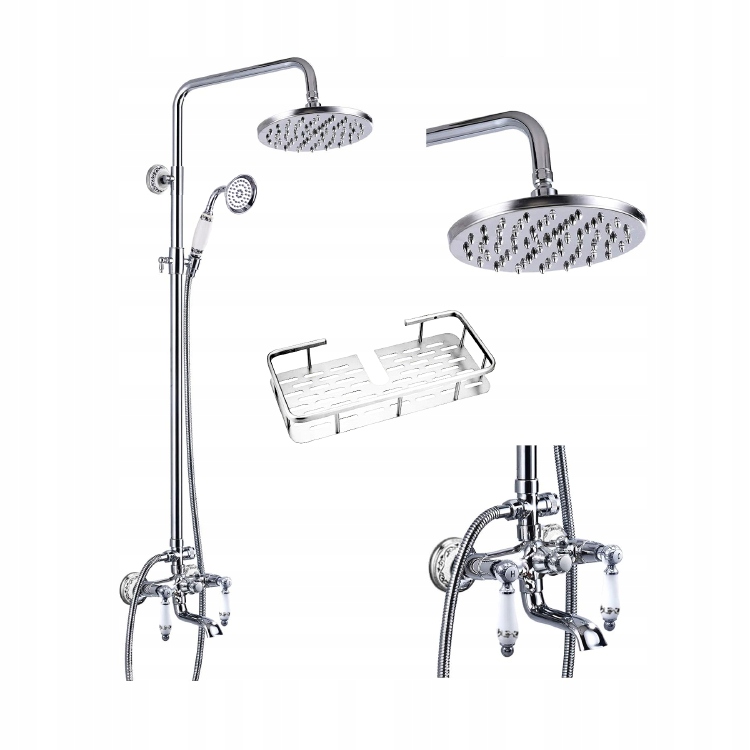 Kúpeľňová batéria Old Retro Chrom Vzory Keramika