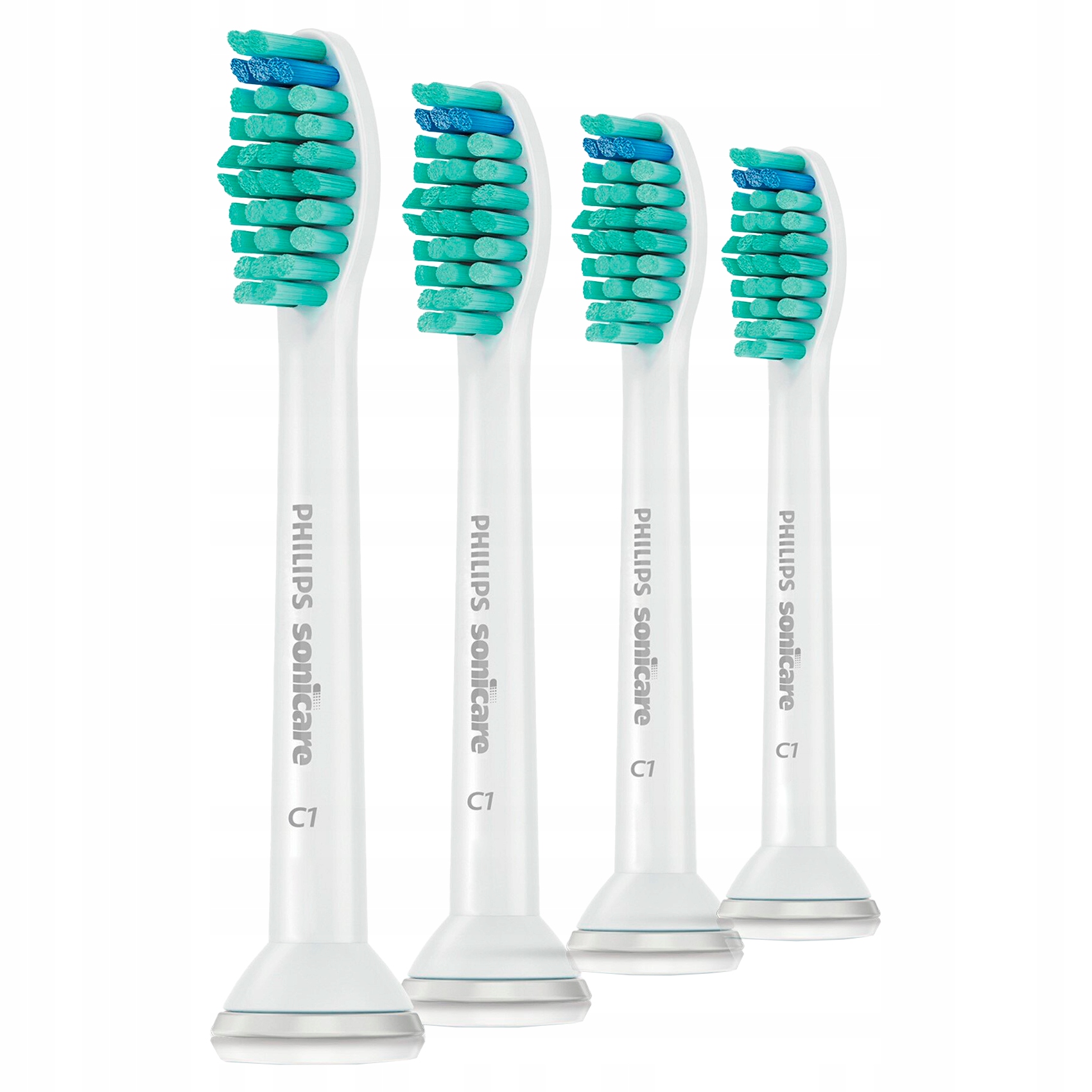 4x Końcówki do szczoteczki białe Philips Sonicare C1 ProResults HX6014/07