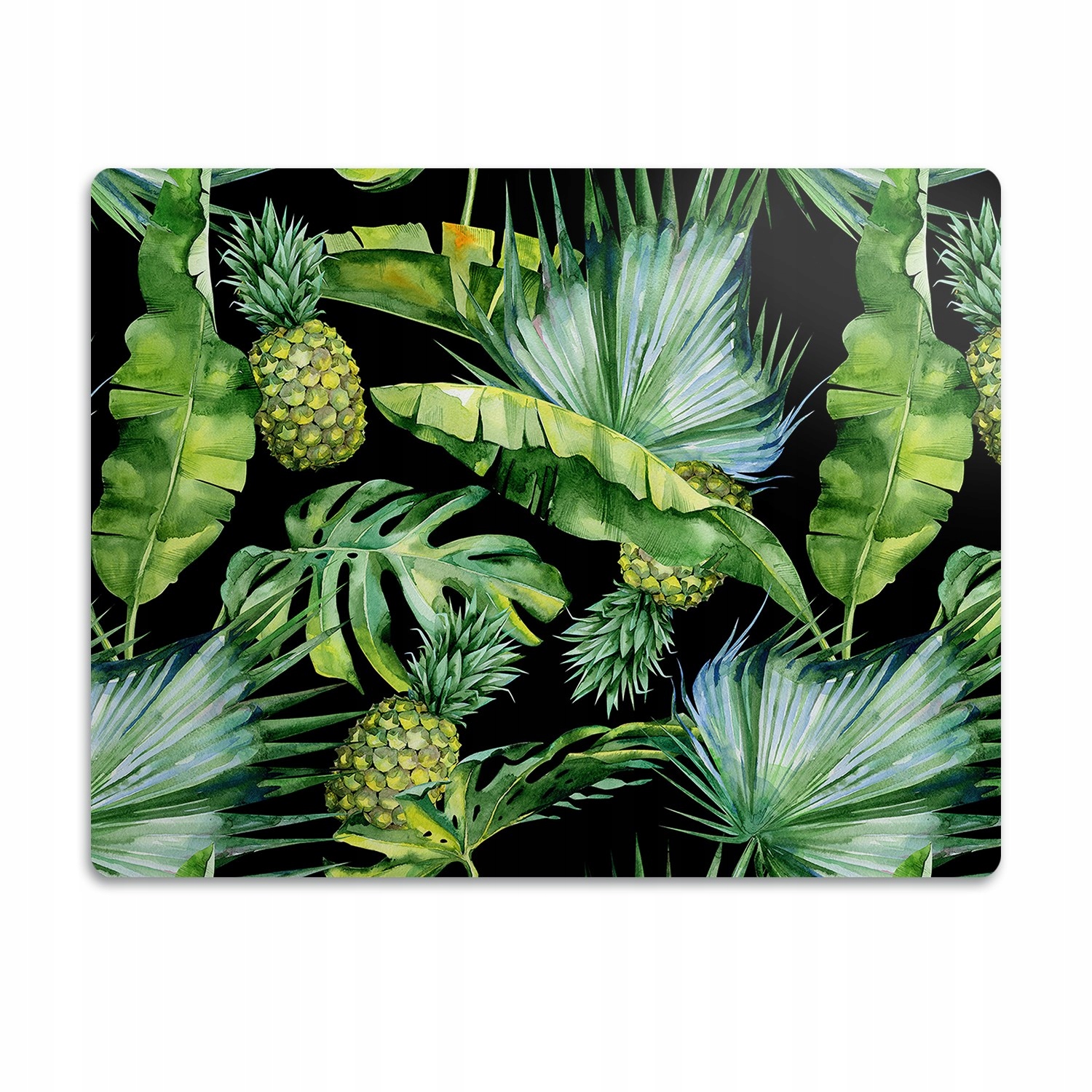 Levně Ochranná podložka pod misku pro psa kočku Ananas 90x60