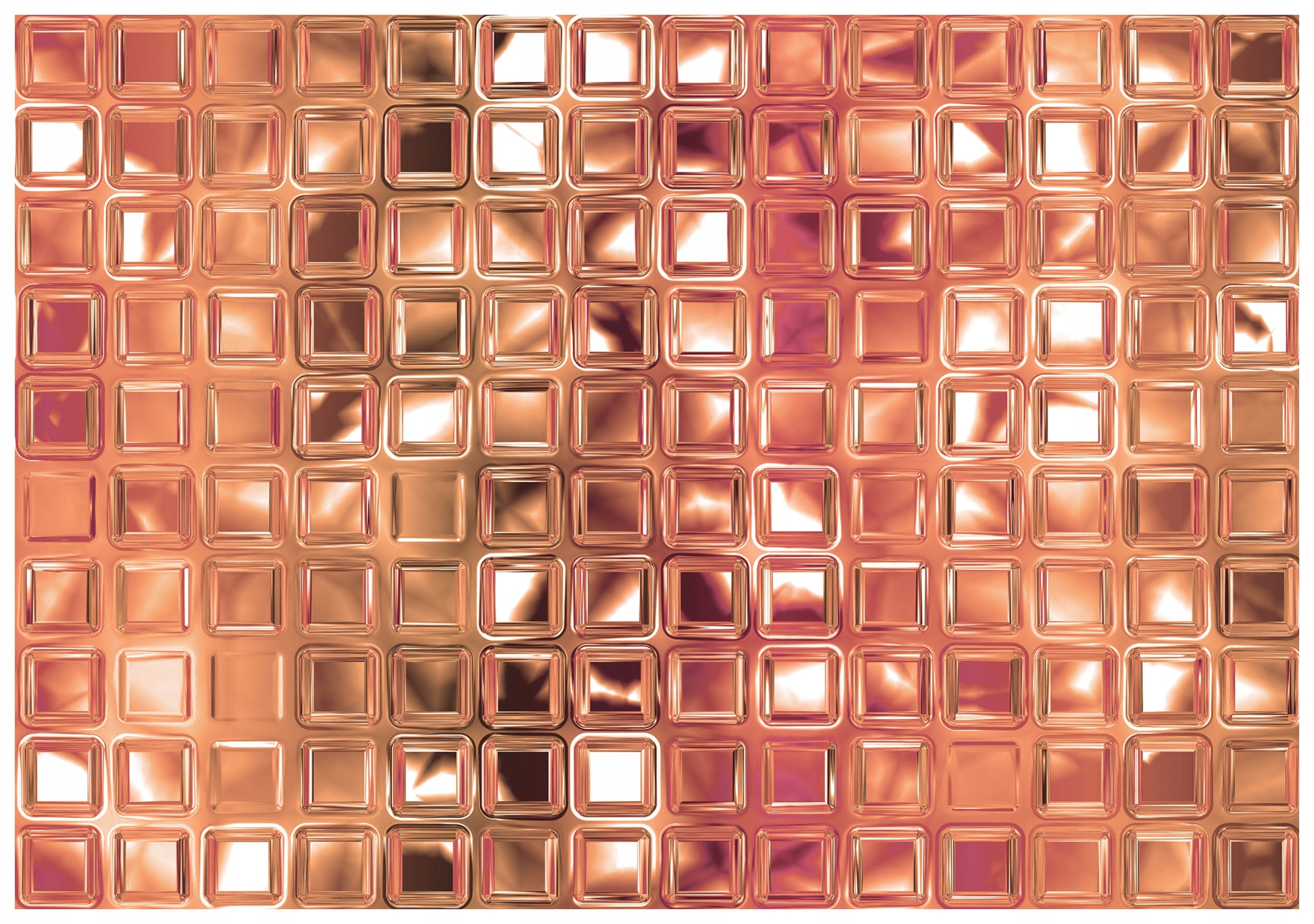 Fototapeta Mozaika Metalik Zlato Bronz Meď 416x254 Lesk Luxus Vzor lepidlo