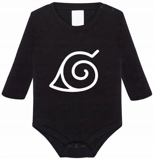

Naruto Konoha body niemowlęce z długim rękawem