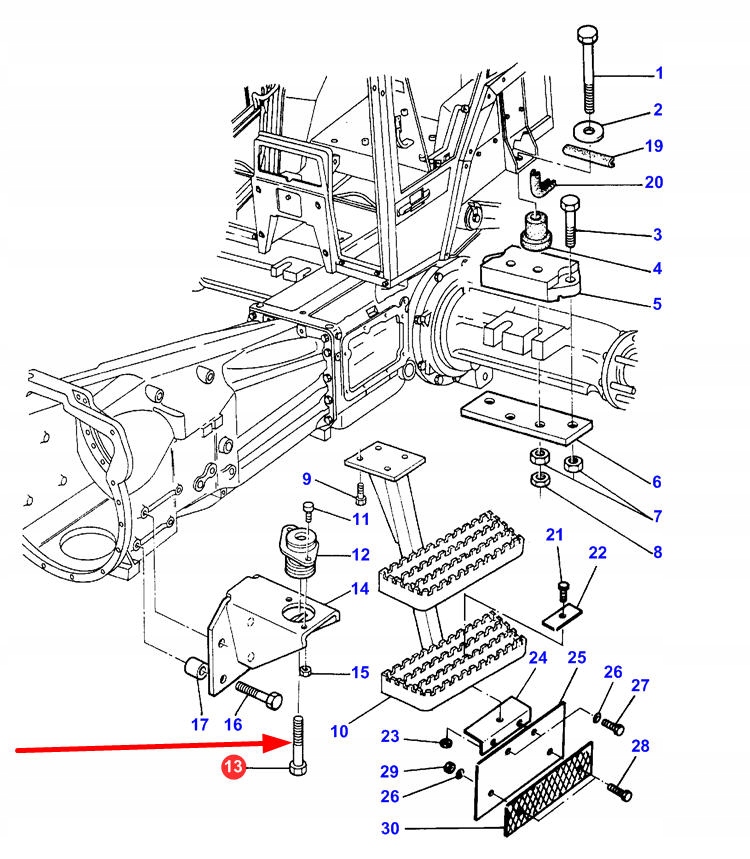 3388474m1 винт M16 x 80