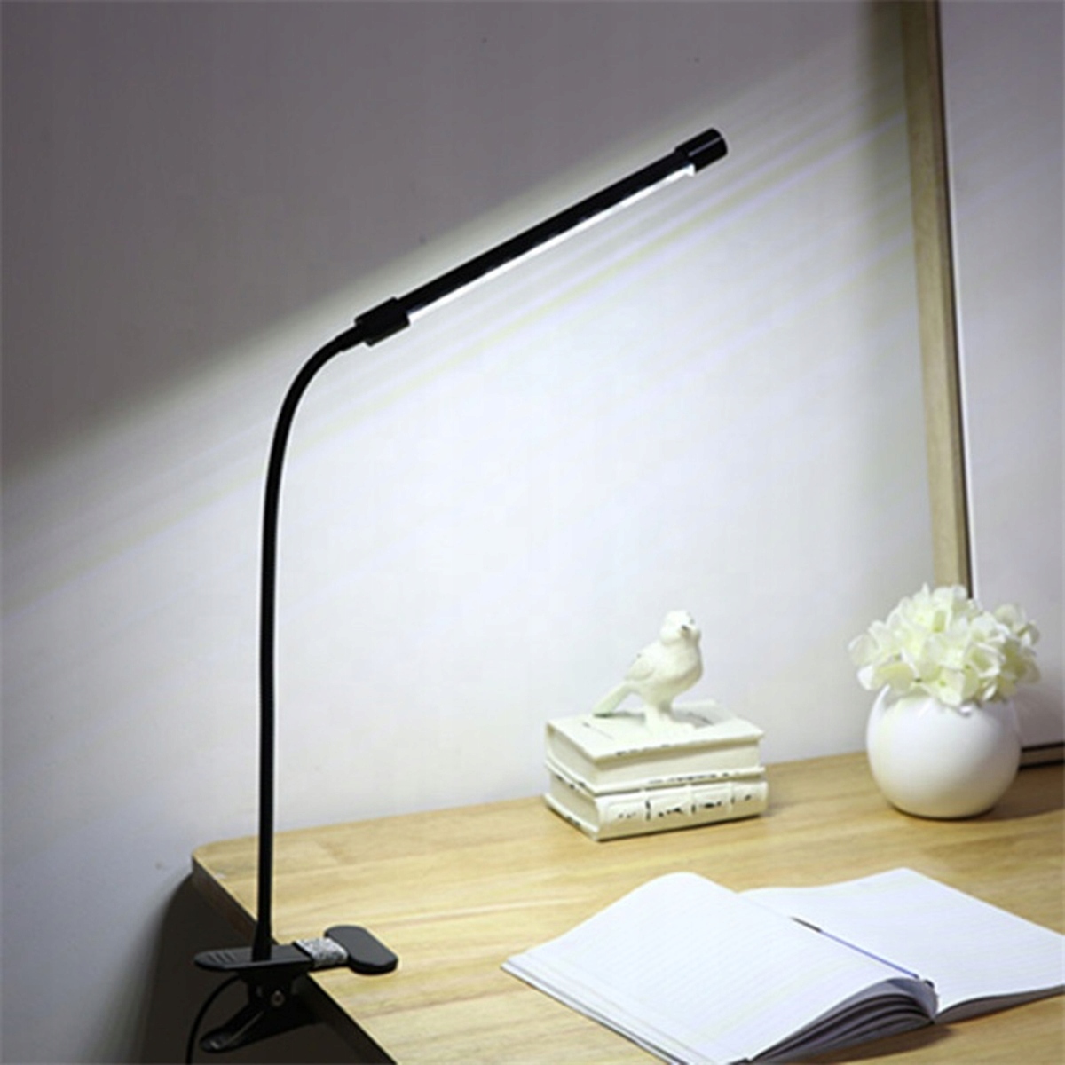 

Lampka Biurkowa Szkolna Led Lampka Klips 8W Usb