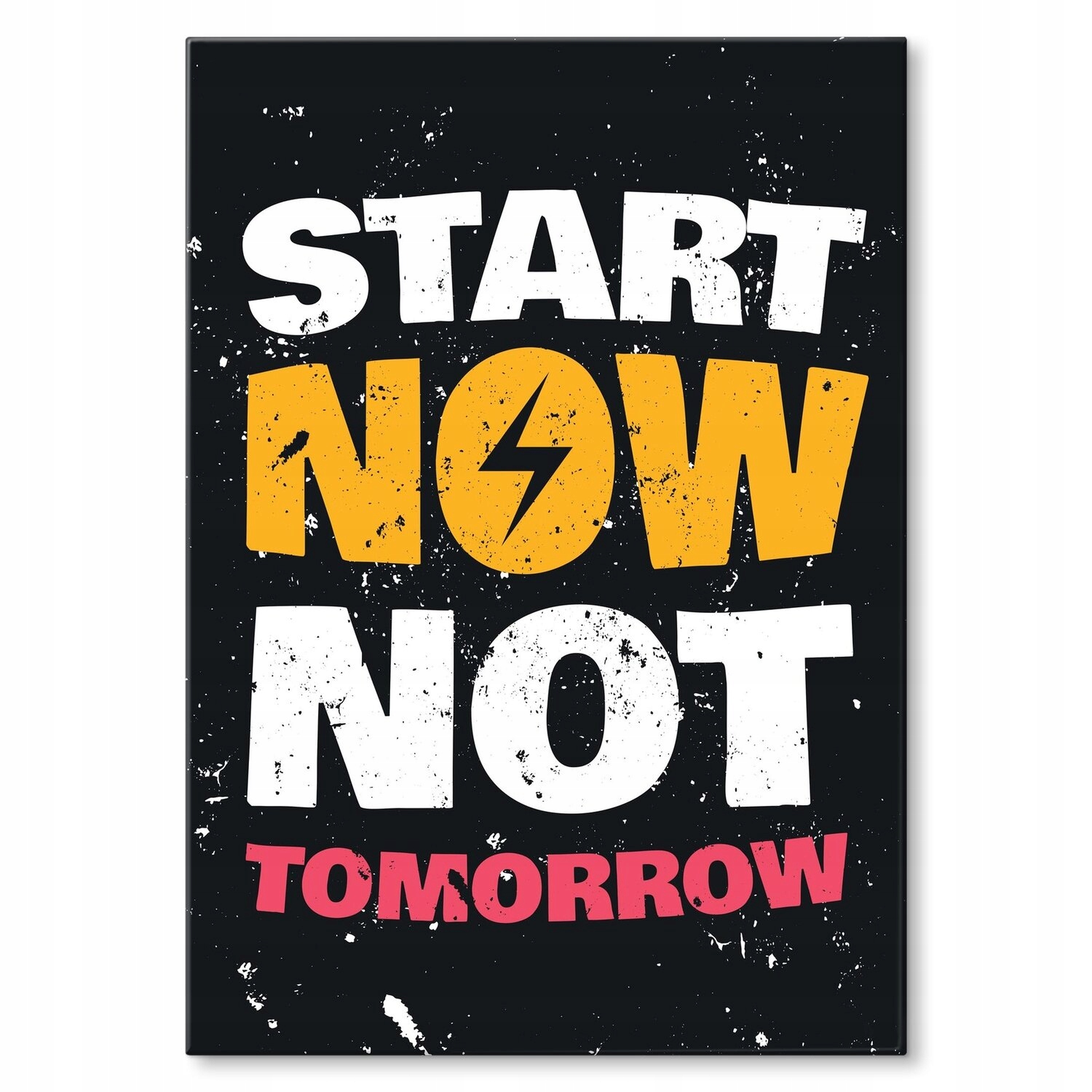 Kovový plakát Začněte nyní Dárek 30 x 42 cm