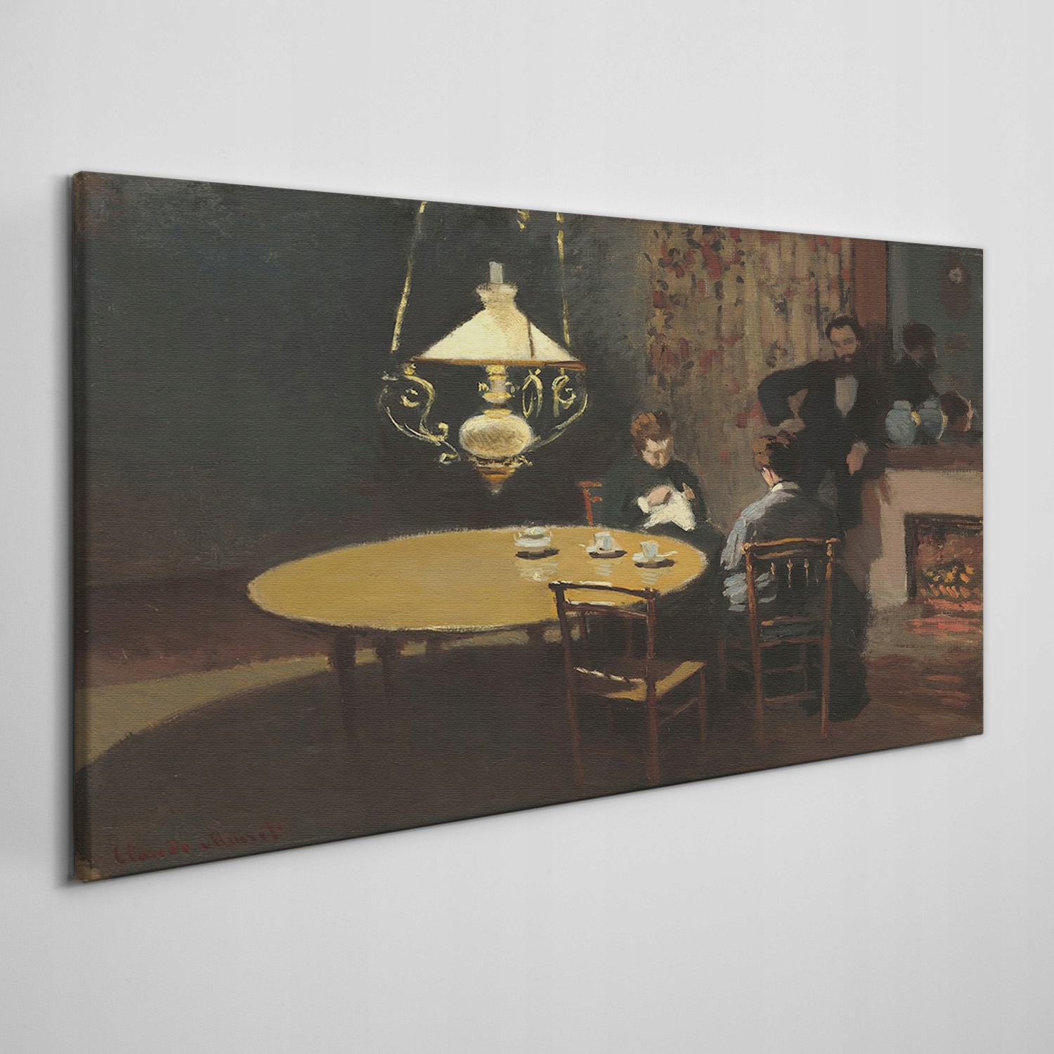 

Obraz na płótnie Wnętrze po kolacji Monet 120x60