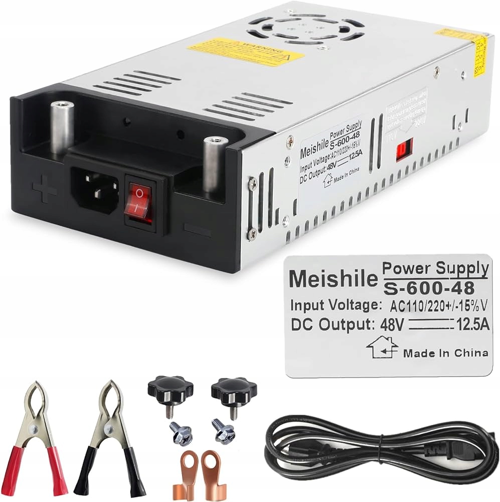 Zasilacz MEISHILE modułowy 48V DC 600W 12.5A