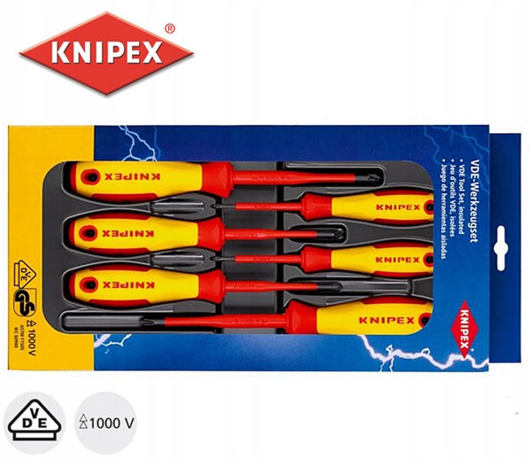 Wkrętaki izlowane 1000V 00 20 12 V03 ZESTAW KOMPLET 002012V03 Knipex EAN (GTIN) 4003773082545