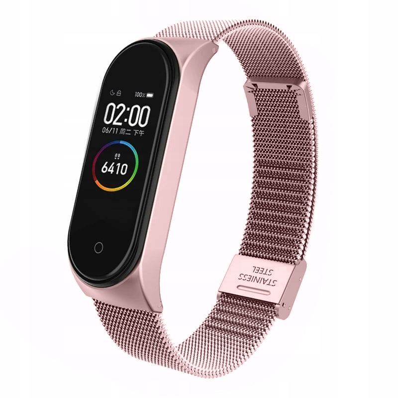 

Bransoleta Opaska Pasek Do MI Band 3 4 Różowy