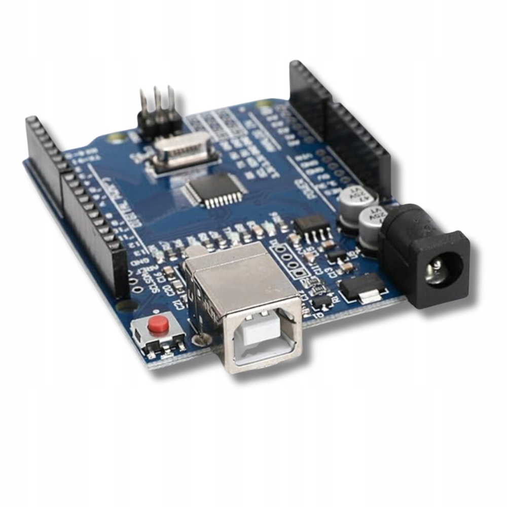 Moduł ATMEGA328 Kompatybilny z Arduino UNO CH340 AVR EDU + GOLDPIN Uno R3 Model CH340