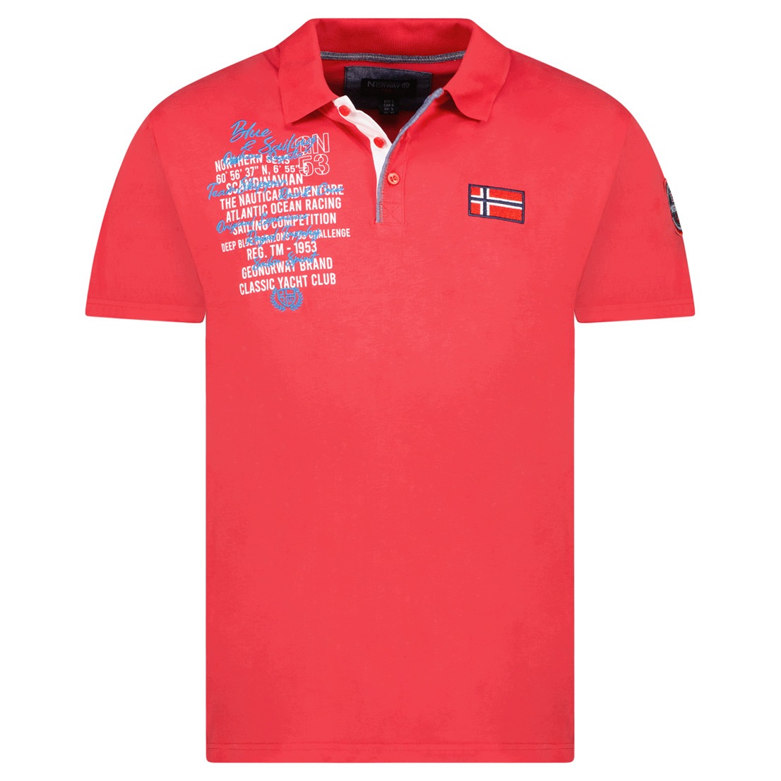 Geographical Norway polokošile pánská Kancre Men S červená